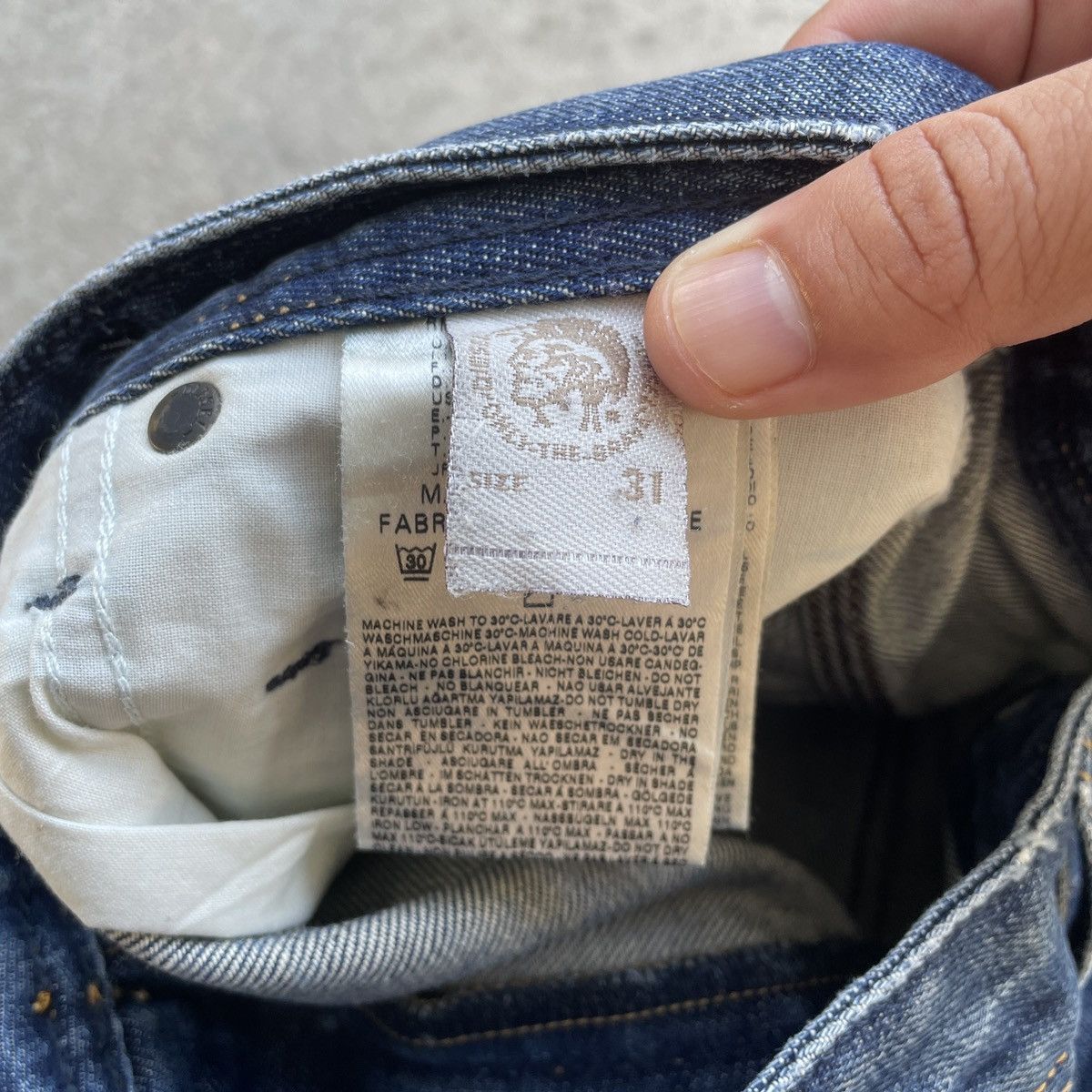 Diesel Vintage Diesel Industry Distressed Denim Jeans Pants Size US 34 / EU 50 - 7 Thumbnail