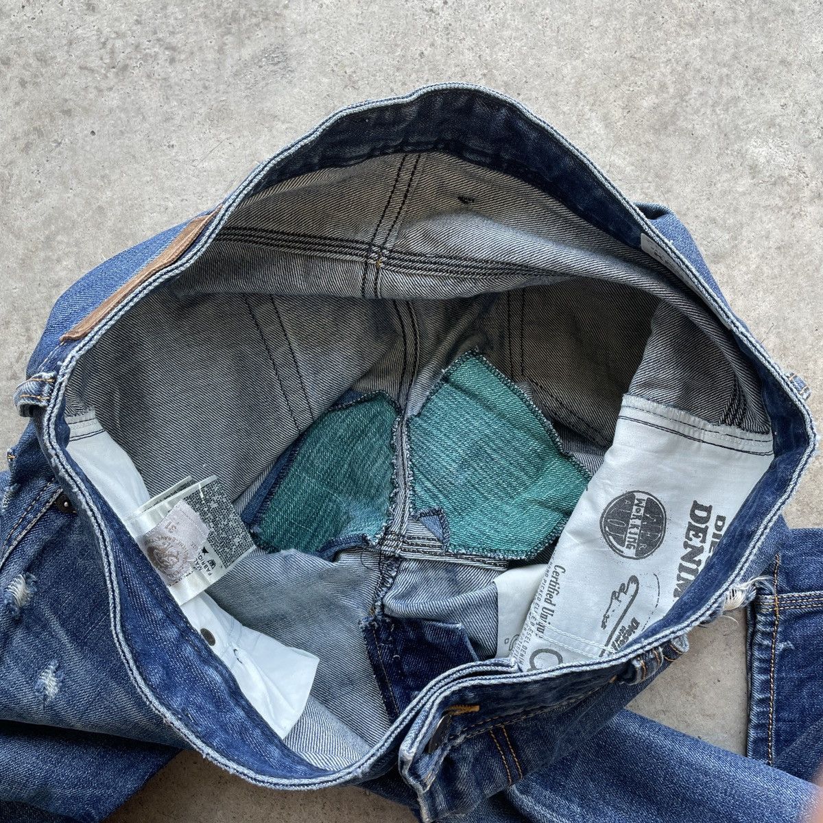Diesel Vintage Diesel Industry Distressed Denim Jeans Pants Size US 34 / EU 50 - 9 Thumbnail
