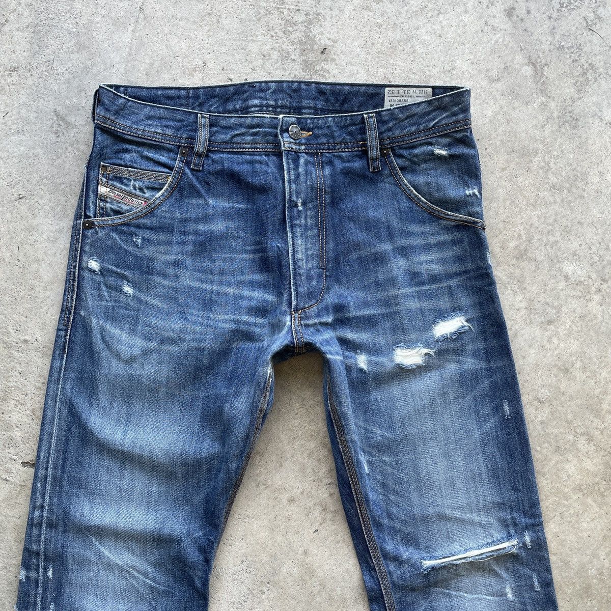 Diesel Vintage Diesel Industry Distressed Denim Jeans Pants Size US 34 / EU 50 - 2 Thumbnail