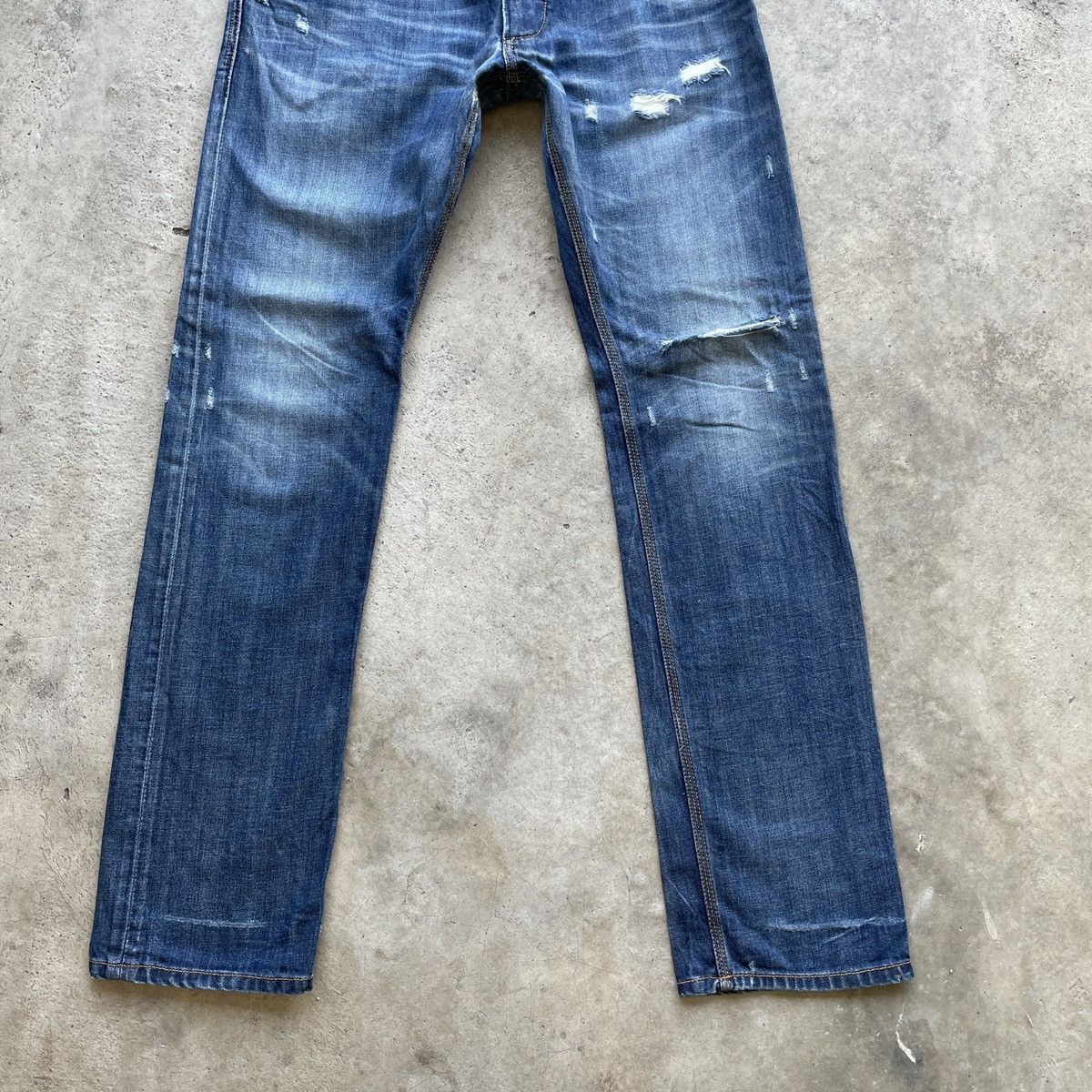 Diesel Vintage Diesel Industry Distressed Denim Jeans Pants Size US 34 / EU 50 - 5 Thumbnail
