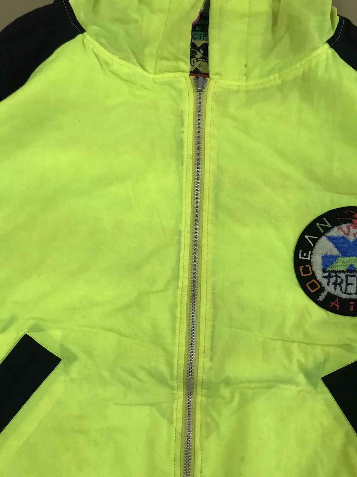 Ocean Pacific × Vintage 90s Reversible Ocean Pacific Neon Multicolour Hoodie Size US M / EU 48-50 / 2 - 14 Thumbnail