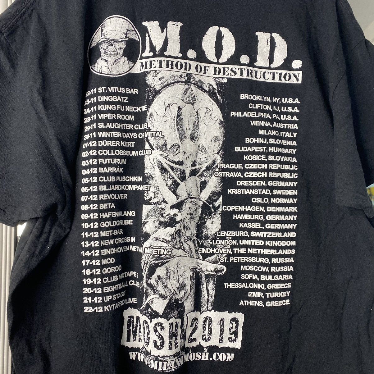 Band Tees M.O.D. METHOD OF DESTRUCTION BAND TOUR T SHIRT Size US L / EU 52-54 / 3 - 4 Thumbnail