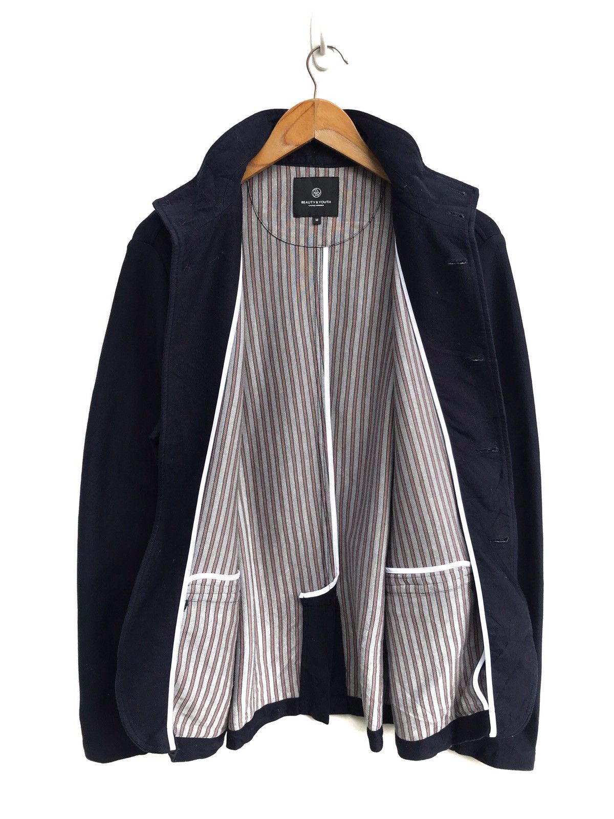 BEAUTY&YOUTH × United Arrows United Arrows Beauty & Youth Navy Light Jacket Size US S / EU 44-46 / 1 - 1 Thumbnail
