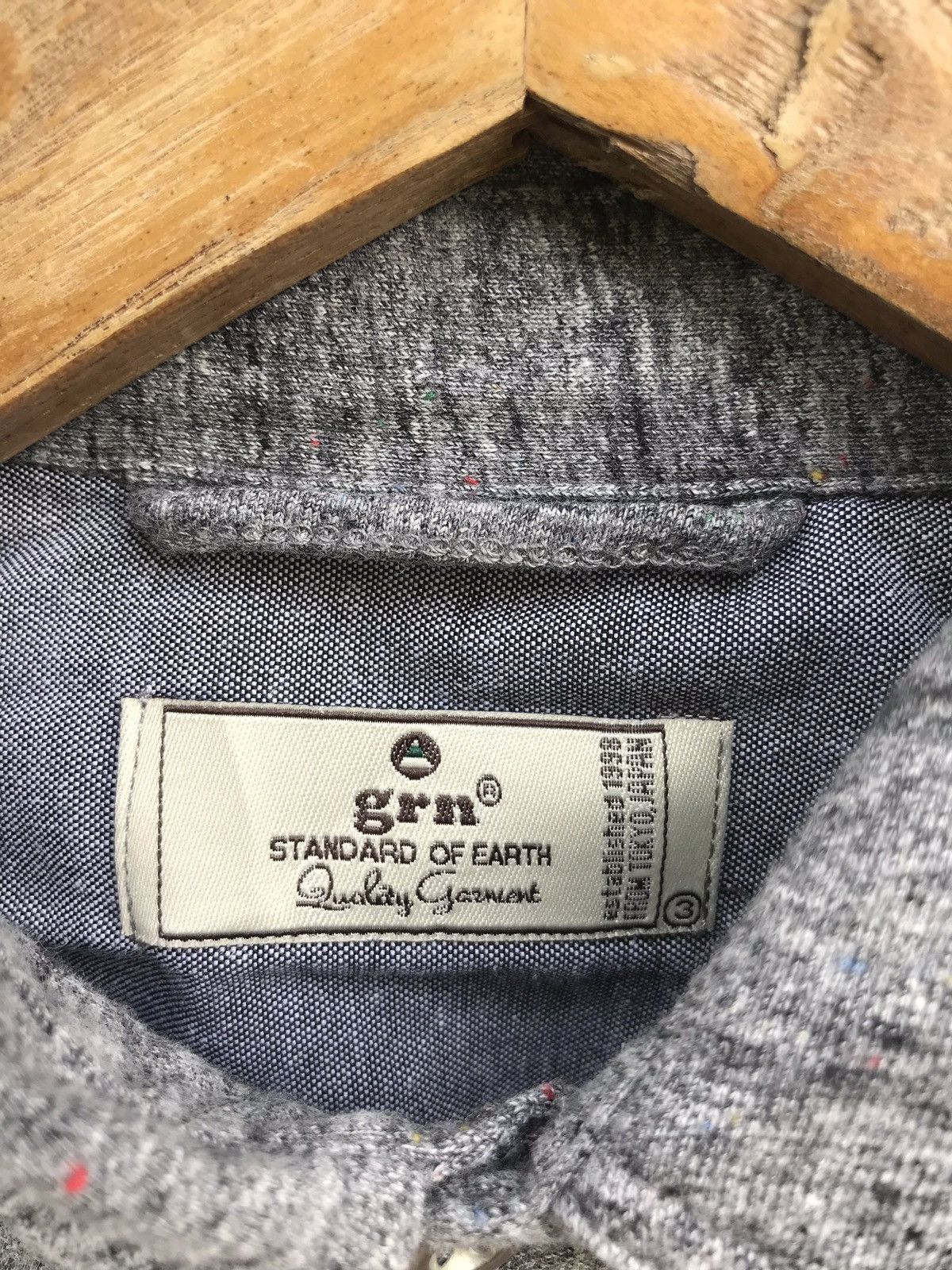GRN × Japanese Brand Japanese Brand GRN Salt & Pepper Button Shirts Size US M / EU 48-50 / 2 - 5 Thumbnail