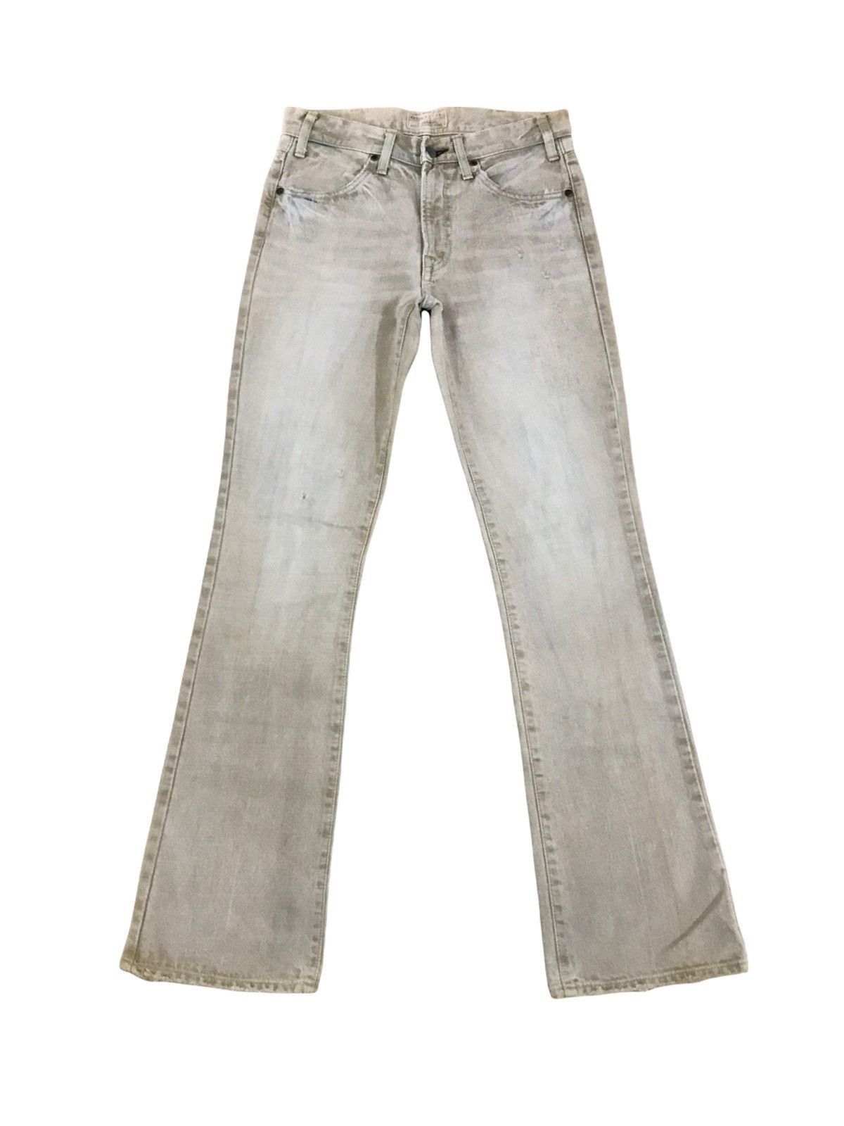 Spellbound Flare Jeans Spellbound Flare Acid Wash Faded Kapital Style ...