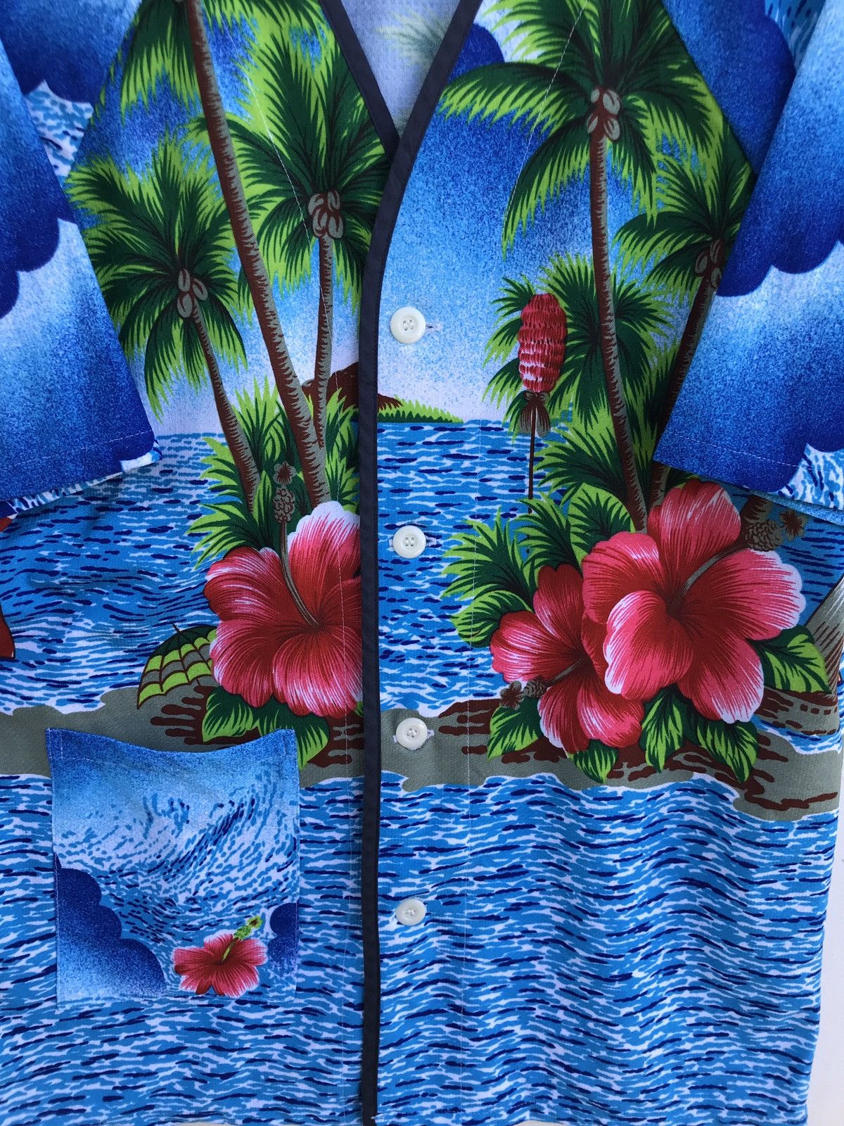 Other Vintage Hawaiian Button Shirt Size US M / EU 48-50 / 2 - 5 Thumbnail