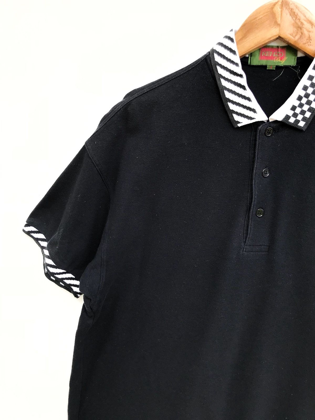 Kenzo Kenzo Golf Embroidered Logo Polo Shirts Black Size US L / EU 52-54 / 3 - 4 Thumbnail