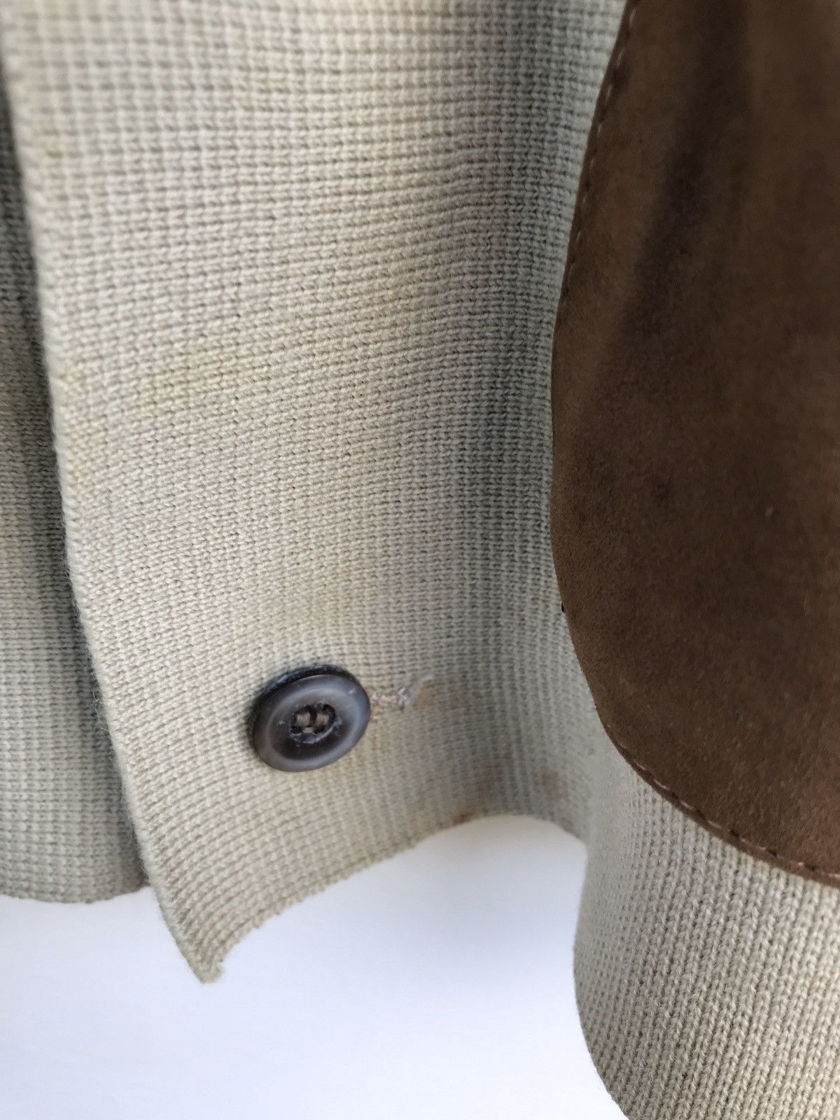 Leather × Vintage Vintage Leather Button Wool Jacket Size US S / EU 44-46 / 1 - 8 Thumbnail