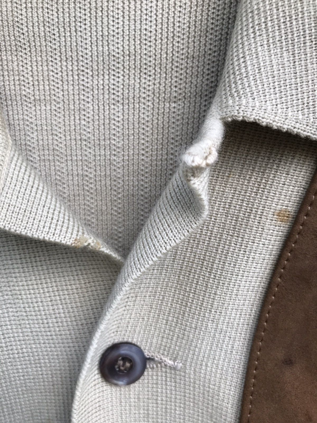 Leather × Vintage Vintage Leather Button Wool Jacket Size US S / EU 44-46 / 1 - 9 Thumbnail