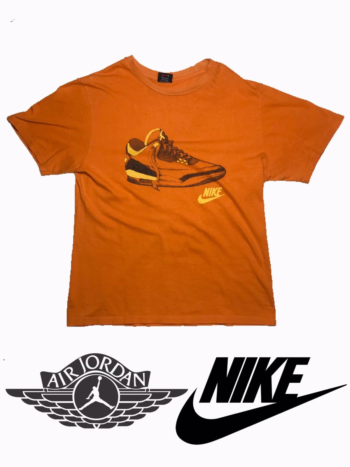 Jordan Brand Vintage 80s Nike Air Jordan 3 shirt Og of Rare travis rodman Size US M / EU 48-50 / 2 - 2 Thumbnail