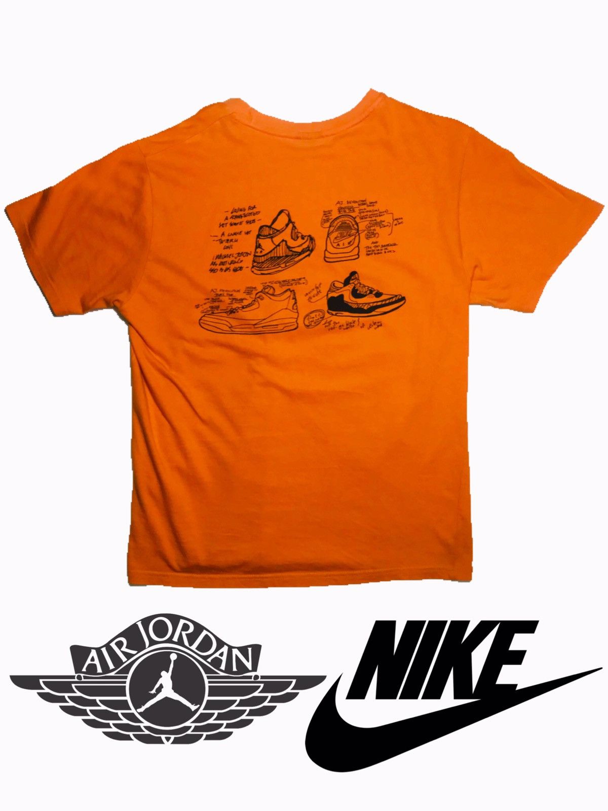 Jordan Brand Vintage 80s Nike Air Jordan 3 shirt Og of Rare travis rodman Size US M / EU 48-50 / 2 - 3 Thumbnail