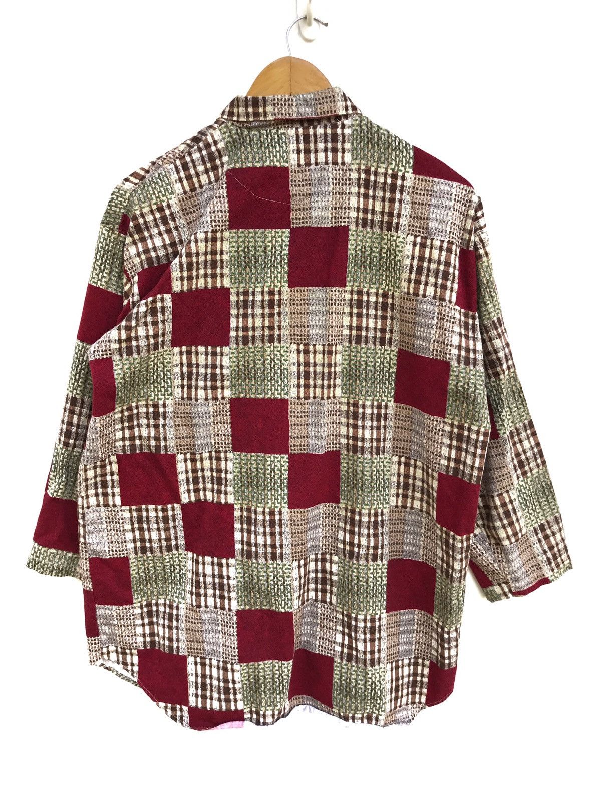 Japanese Brand Japanese Brand Wacoal Acute Patchwork Button Shirt Jacket Size US M / EU 48-50 / 2 - 2 Thumbnail