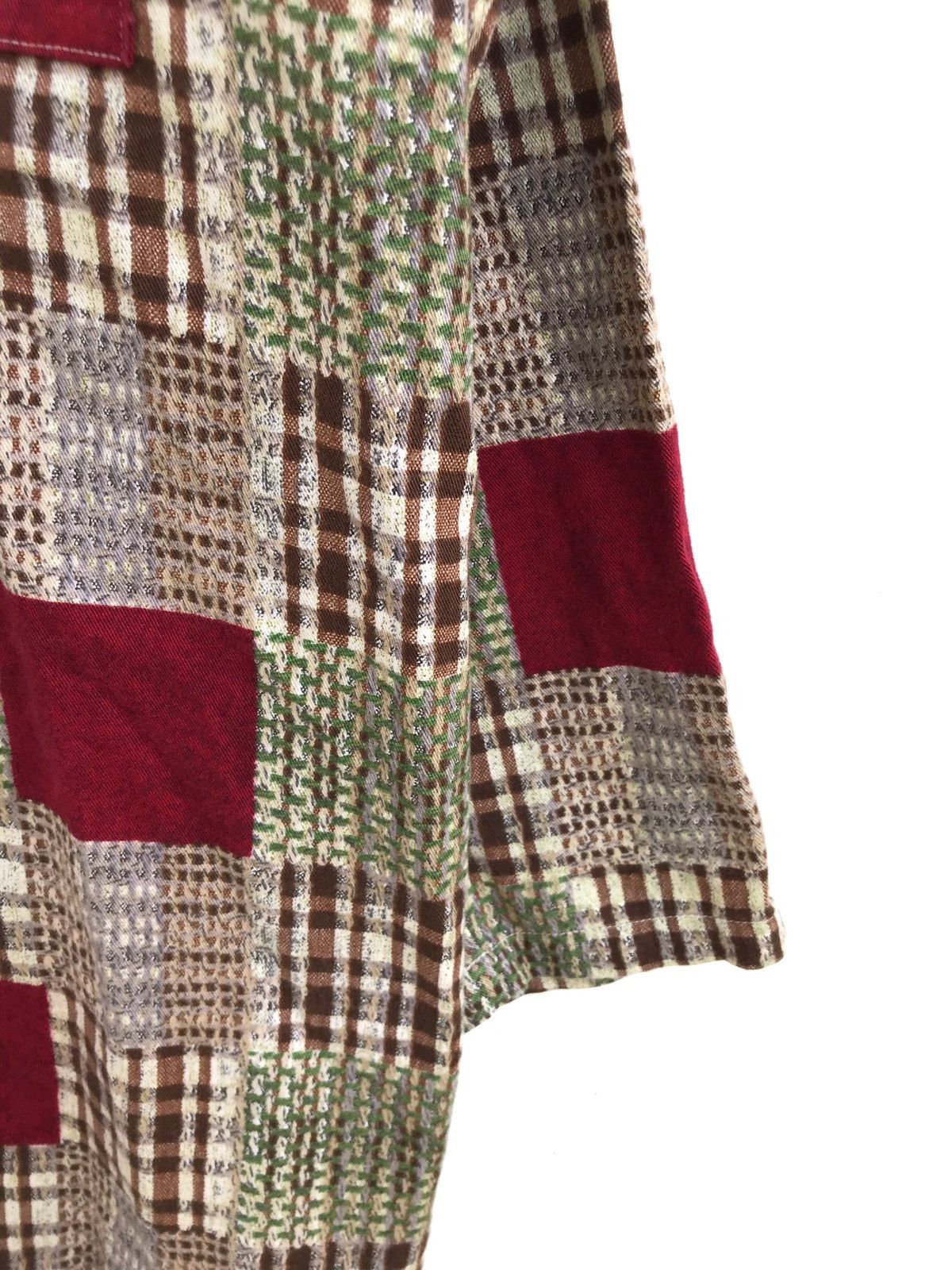 Japanese Brand Japanese Brand Wacoal Acute Patchwork Button Shirt Jacket Size US M / EU 48-50 / 2 - 5 Thumbnail