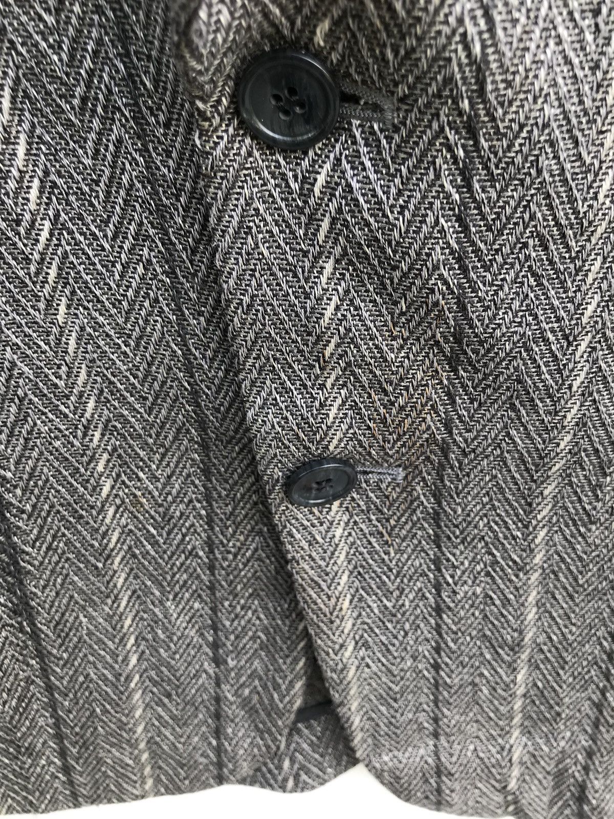 Lanvin Lanvin Paris Herringbone Wool Jacket Coat Size US M / EU 48-50 / 2 - 3 Thumbnail