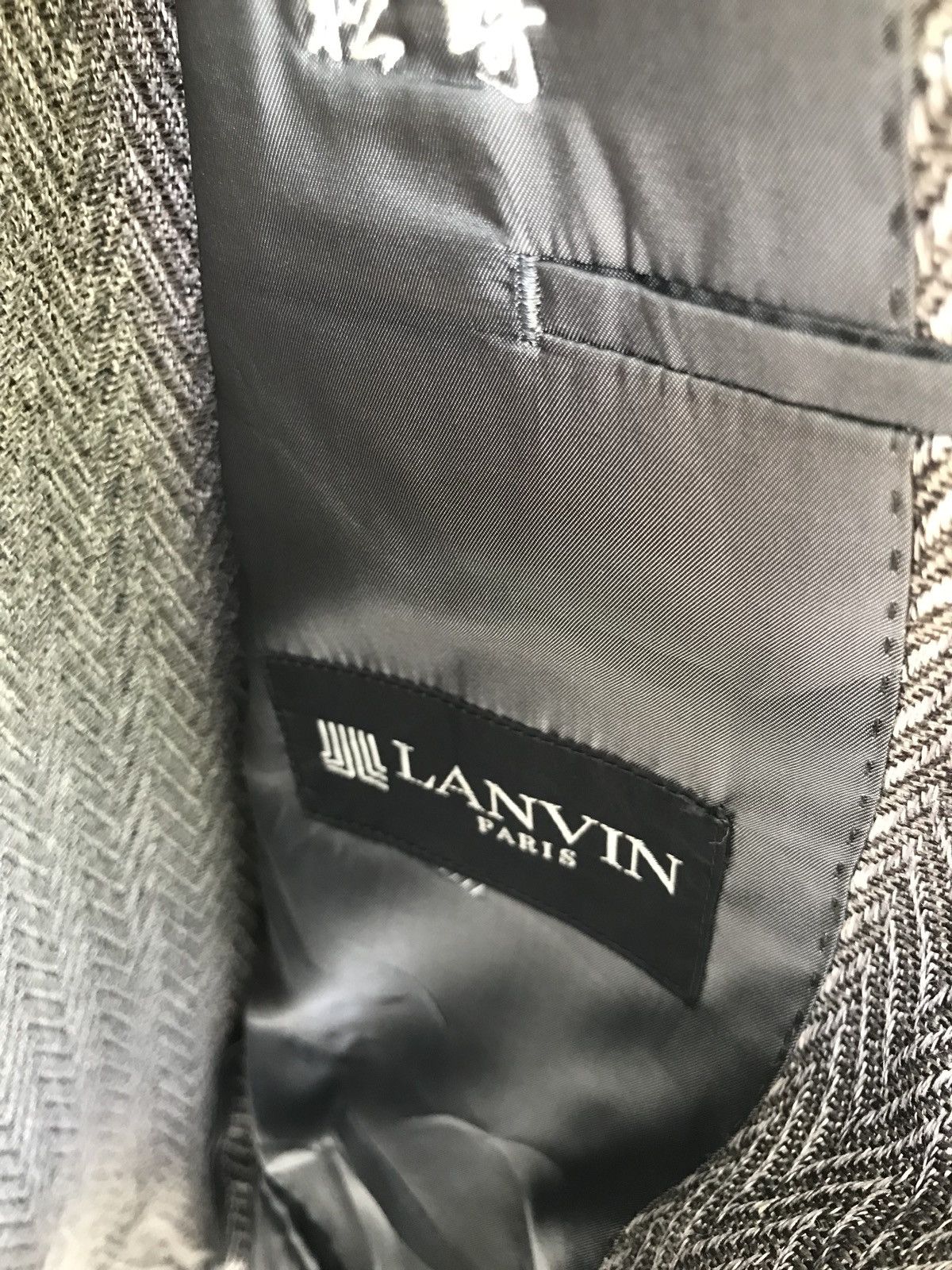 Lanvin Lanvin Paris Herringbone Wool Jacket Coat Size US M / EU 48-50 / 2 - 5 Thumbnail