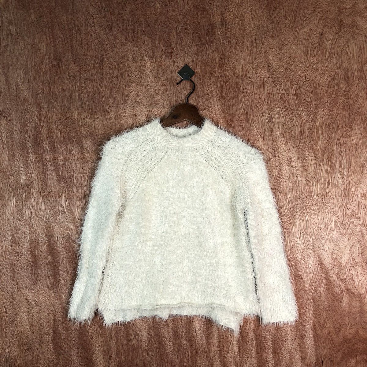 Homespun Knitwear Zara Girl Knitwear Shag Shaggy Fur Mohair #6606 Size XXS / US 00 / IT 34 - 1 Thumbnail