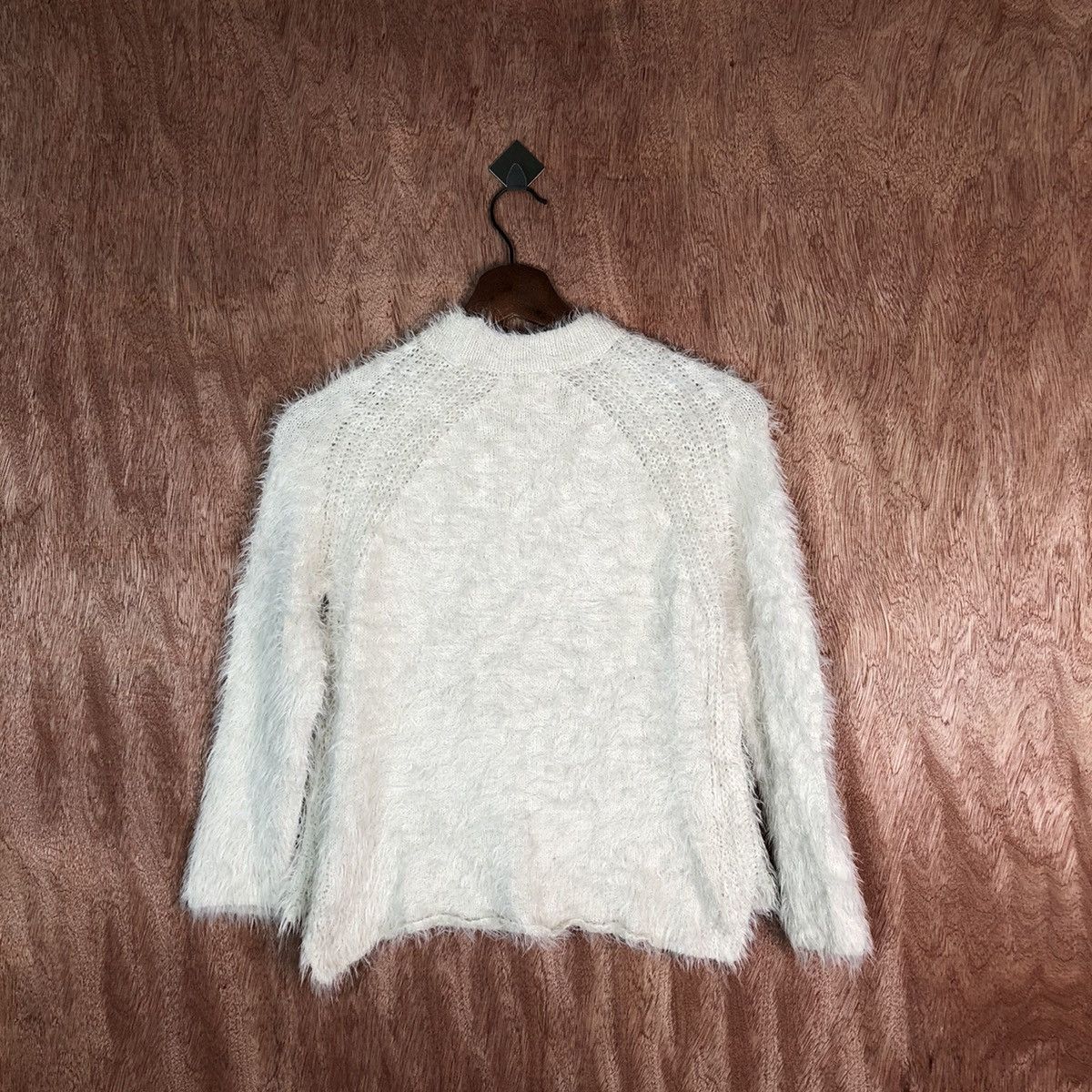 Homespun Knitwear Zara Girl Knitwear Shag Shaggy Fur Mohair #6606 Size XXS / US 00 / IT 34 - 9 Thumbnail