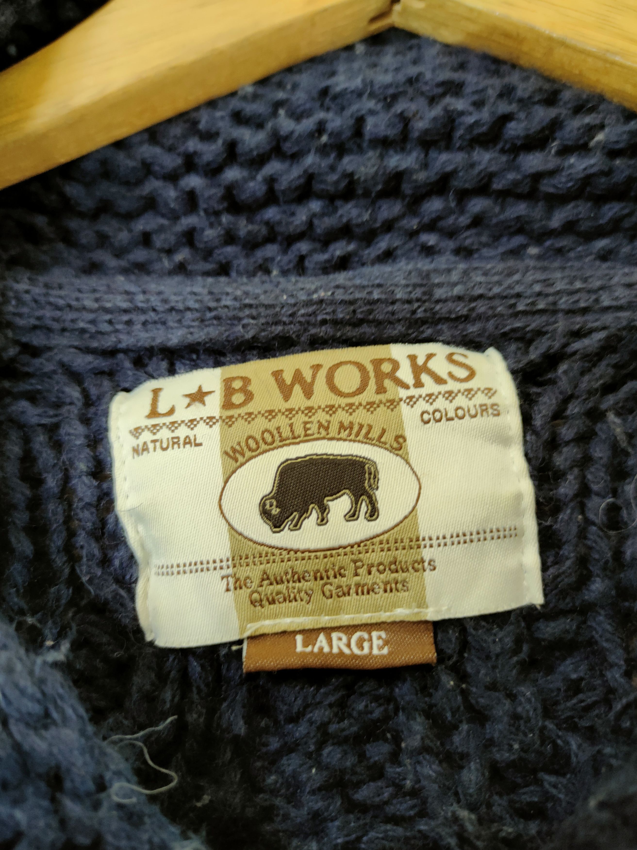 Aran Isles Knitwear × Japanese Brand Lab Works aran isle cable knitwear cardigan japan #46-677 Size US L / EU 52-54 / 3 - 4 Thumbnail