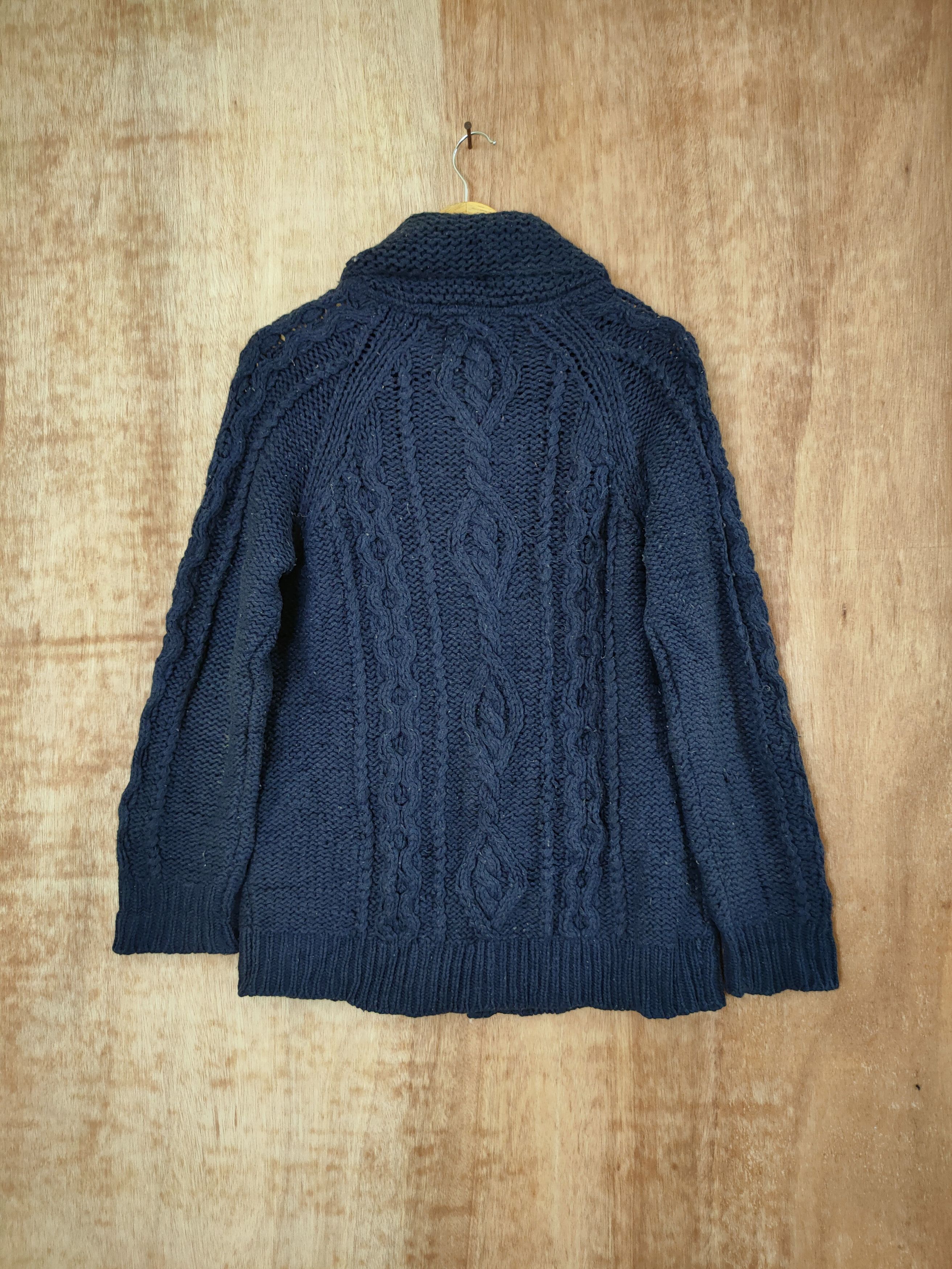 Aran Isles Knitwear × Japanese Brand Lab Works aran isle cable knitwear cardigan japan #46-677 Size US L / EU 52-54 / 3 - 9 Thumbnail