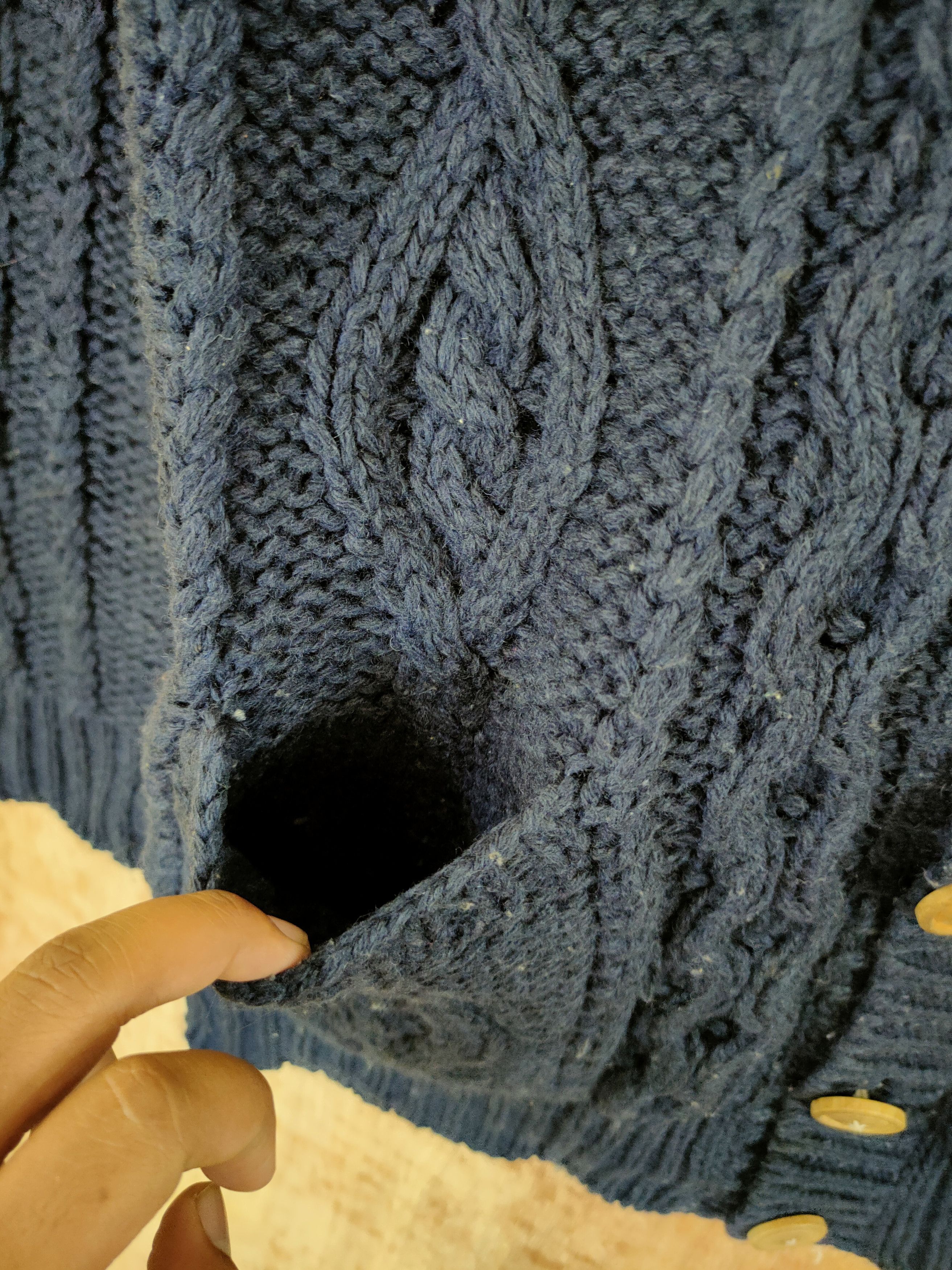 Aran Isles Knitwear × Japanese Brand Lab Works aran isle cable knitwear cardigan japan #46-677 Size US L / EU 52-54 / 3 - 6 Thumbnail