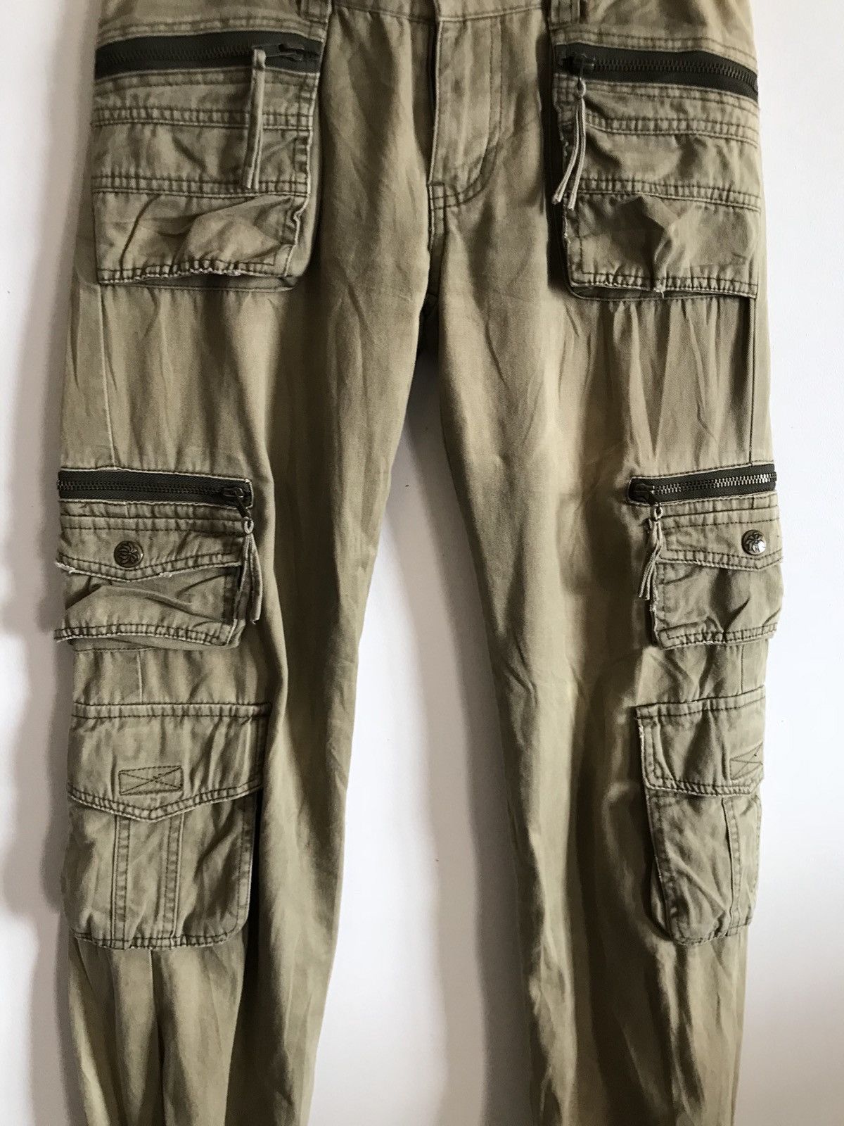Japanese Brand Japanese Brand Upper Freak Cargo Military Tactical Pants Size US 27 - 6 Thumbnail
