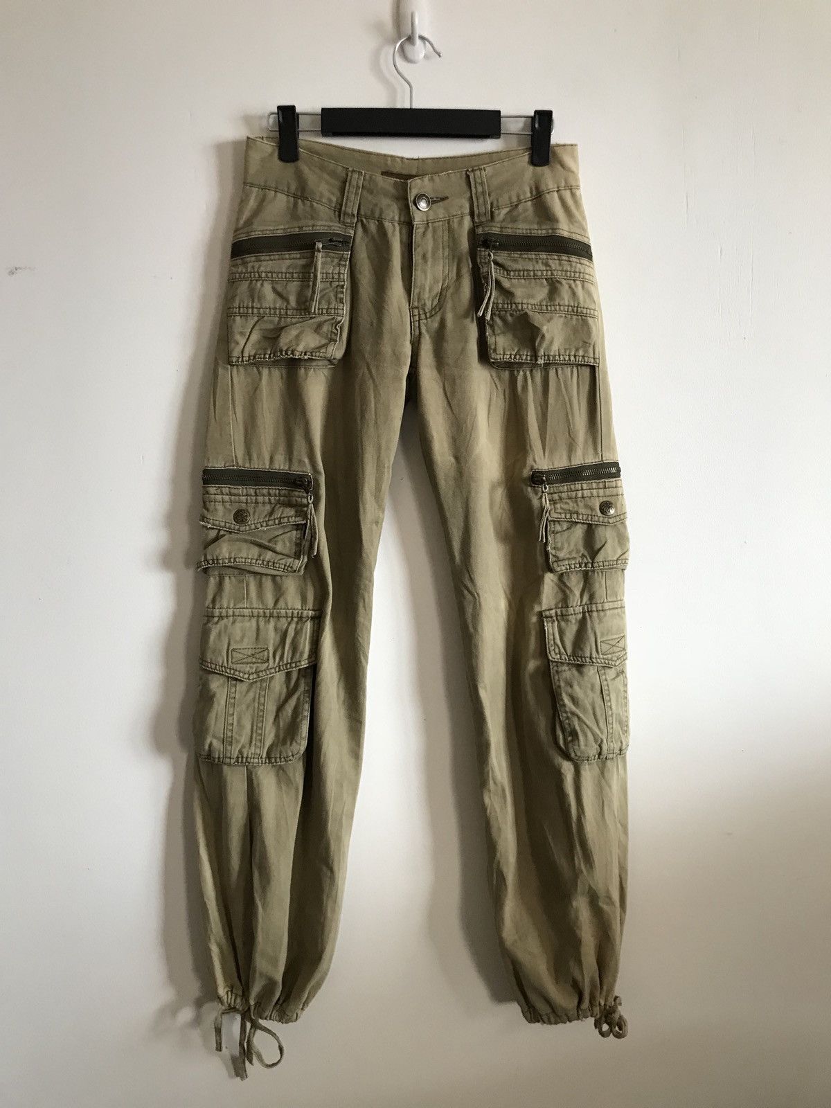 image of Upper Freak Cargo Military Tactical Pants in Brown, Men's (Size 27)