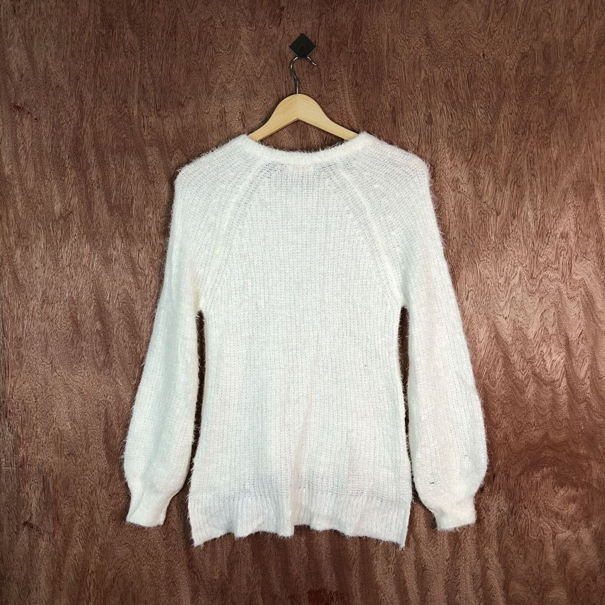 Homespun Knitwear Earth Music Econology Shag Shaggy Fur Mohair Knitwear #6615 Size US S / EU 44-46 / 1 - 9 Thumbnail