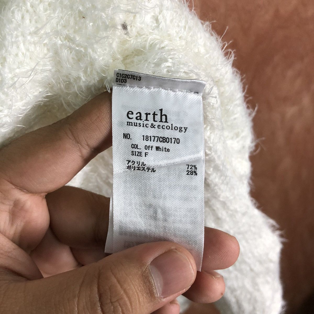 Homespun Knitwear Earth Music Econology Shag Shaggy Fur Mohair Knitwear #6615 Size US S / EU 44-46 / 1 - 8 Thumbnail