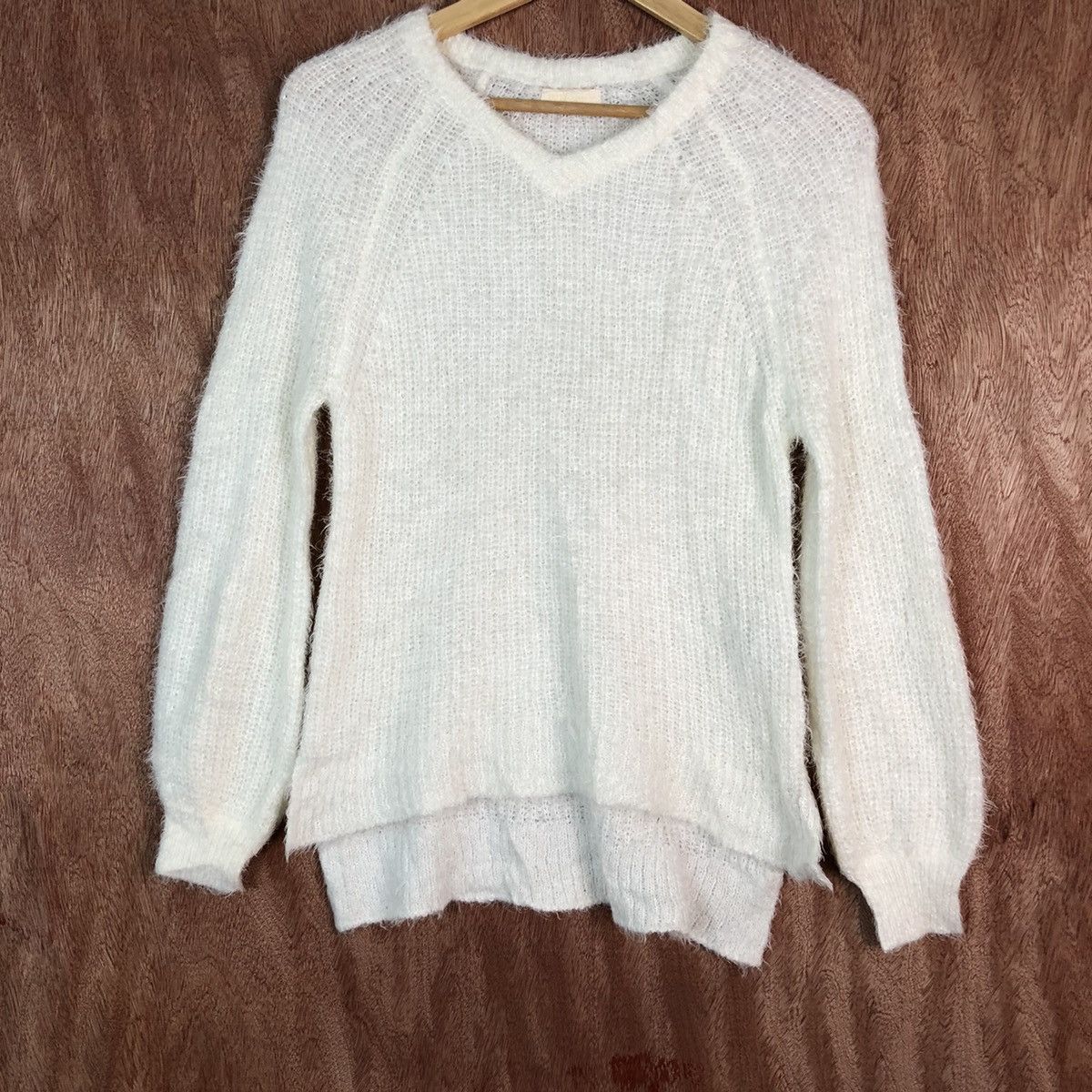 Homespun Knitwear Earth Music Econology Shag Shaggy Fur Mohair Knitwear #6615 Size US S / EU 44-46 / 1 - 3 Thumbnail