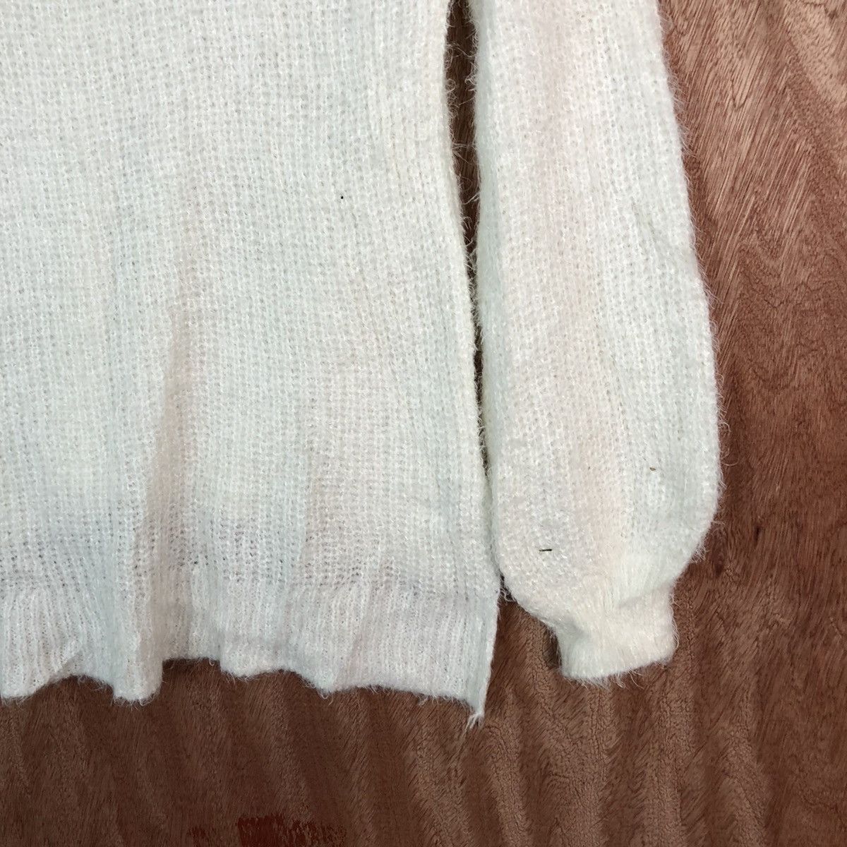 Homespun Knitwear Earth Music Econology Shag Shaggy Fur Mohair Knitwear #6615 Size US S / EU 44-46 / 1 - 11 Thumbnail