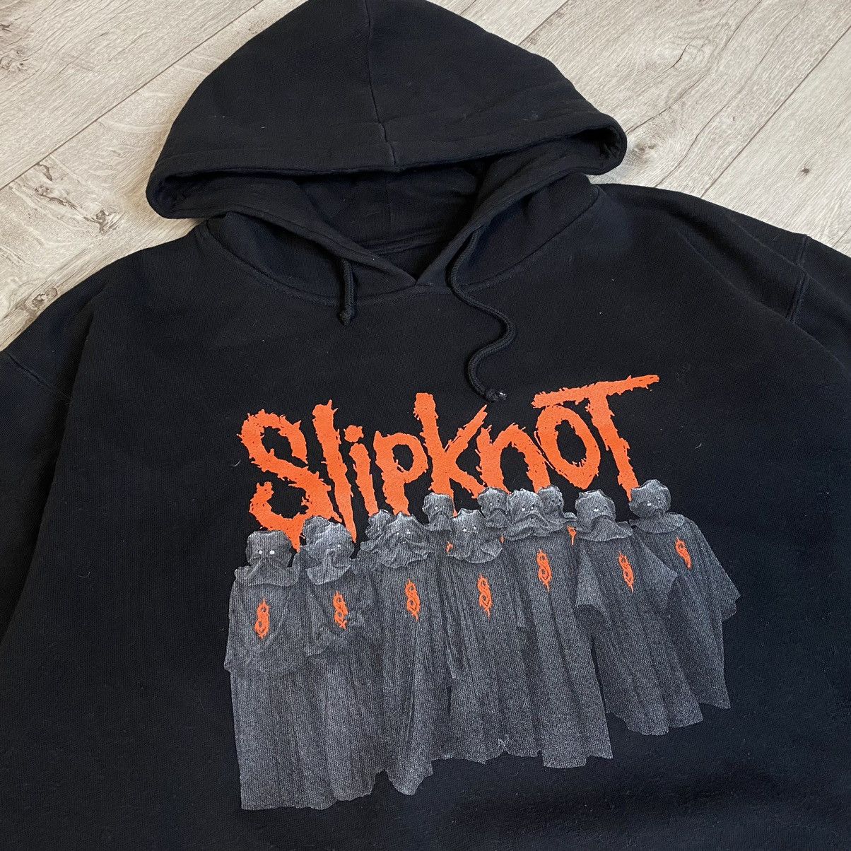 Band Tees VINTAGE SLIPKNOT MANTLE PEOPLE BLACK HOODIE Size US M / EU 48-50 / 2 - 3 Thumbnail