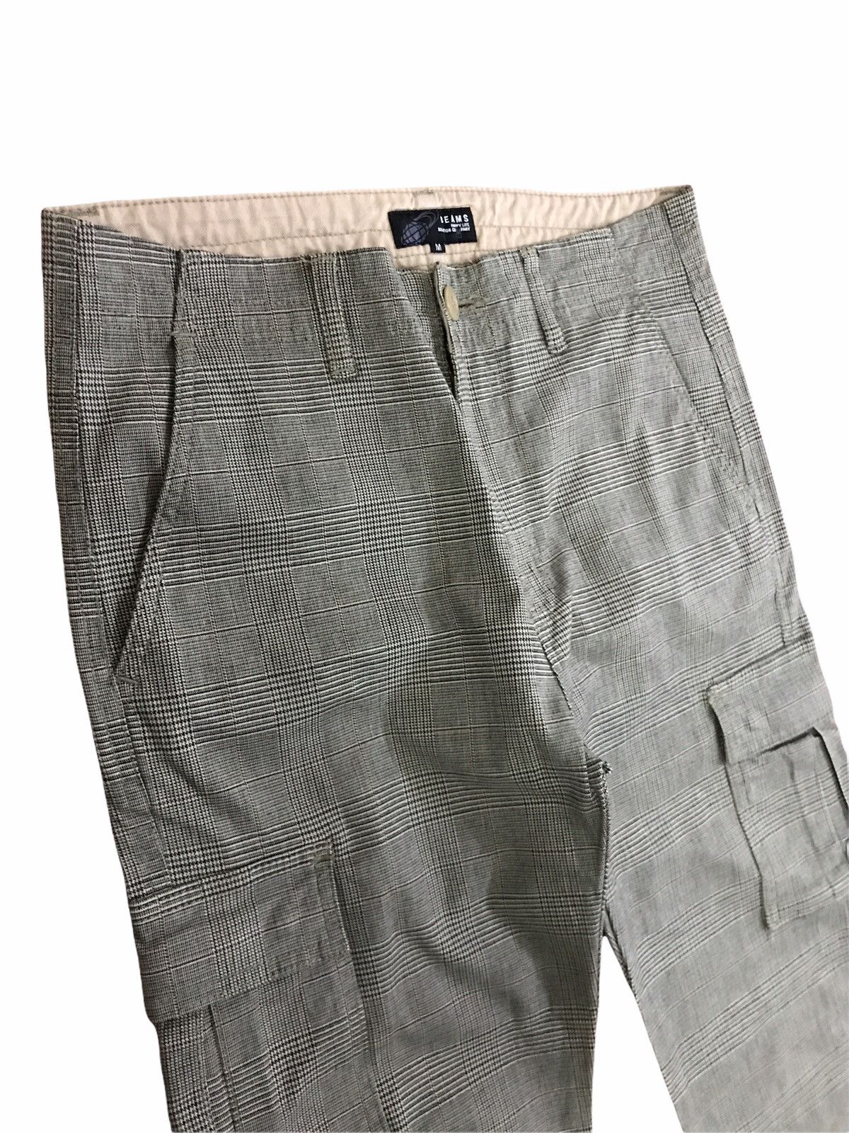 Beams Plus Beams Cargo Houndstooth Slim Fit Pants Size US 28 / EU 44 - 4 Thumbnail