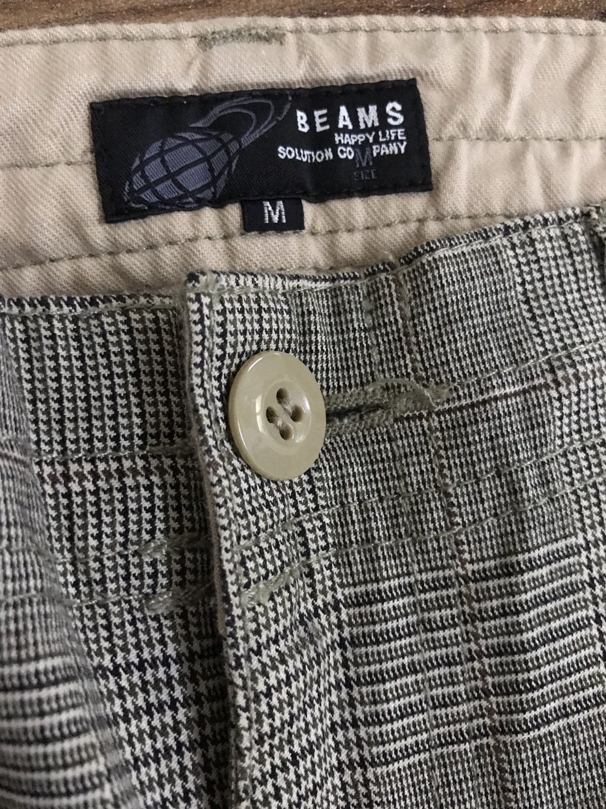 Beams Plus Beams Cargo Houndstooth Slim Fit Pants Size US 28 / EU 44 - 6 Thumbnail