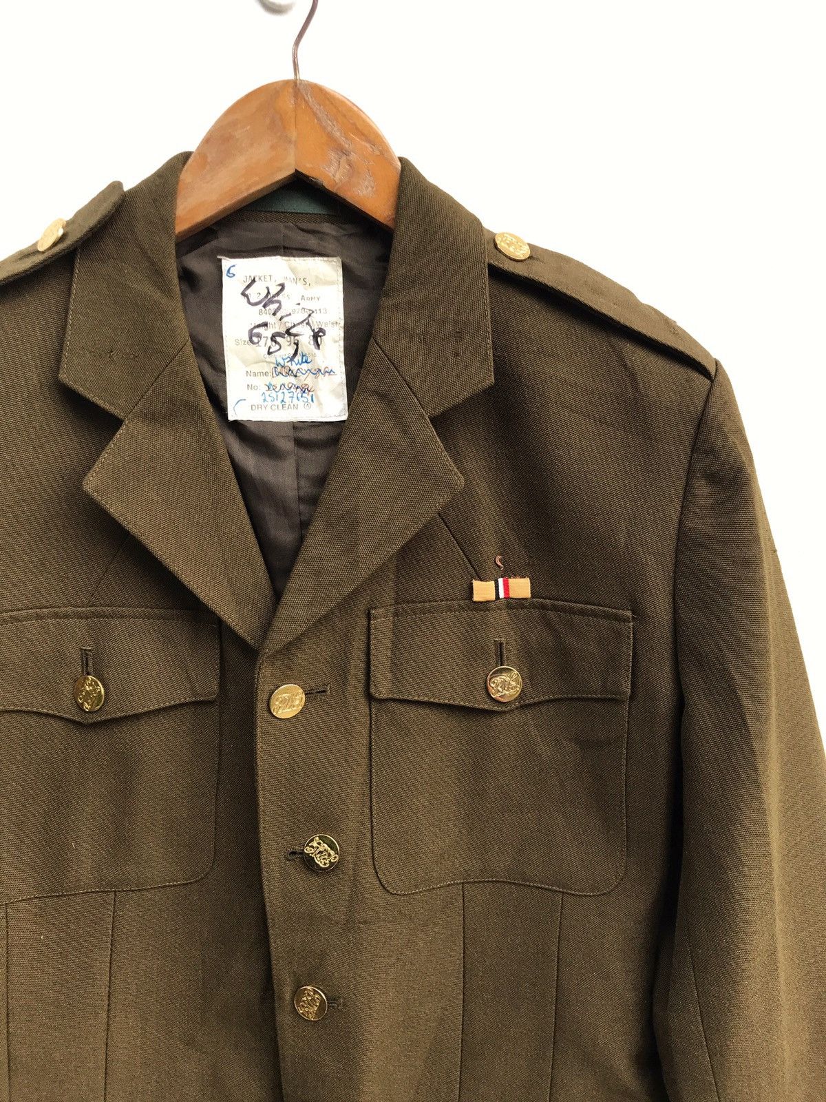 Vintage Vintage Wool Jacket Military Tactical General Button Coat Size US S / EU 44-46 / 1 - 6 Thumbnail