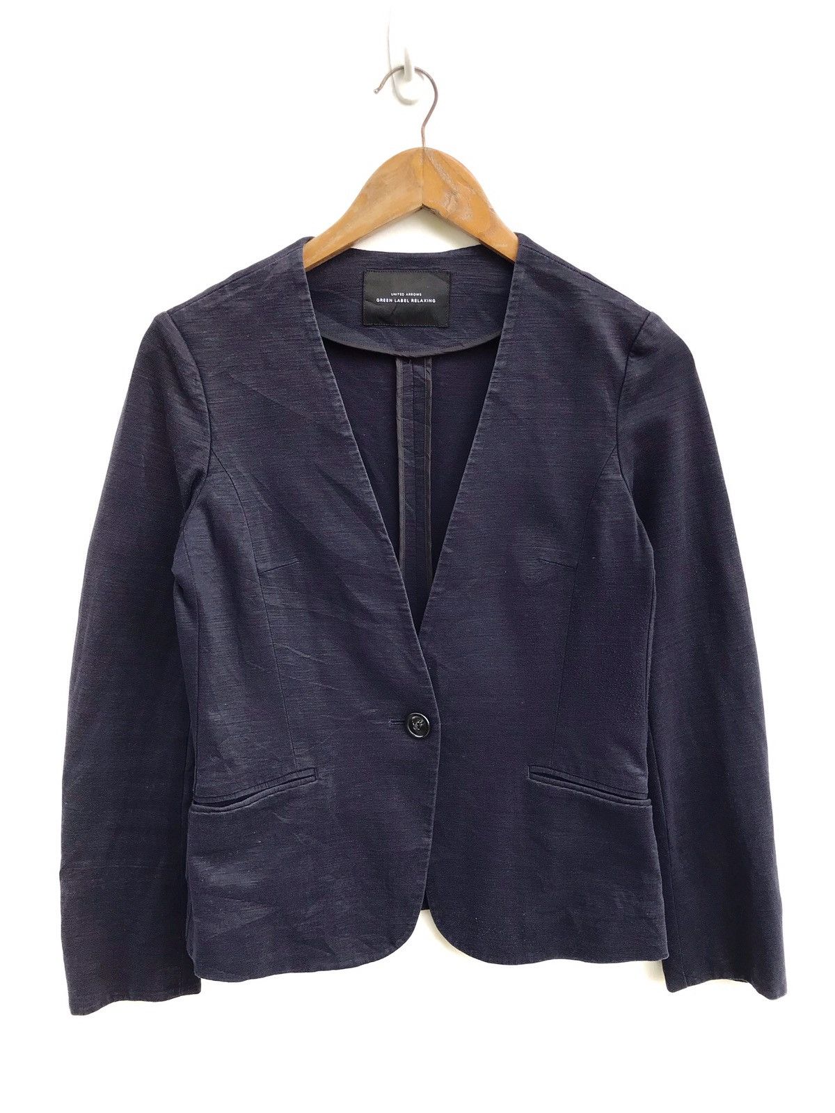 United Arrows United Arrows Green Label Relaxing Navy Light Jacket Size US S / EU 44-46 / 1 - 1 Thumbnail