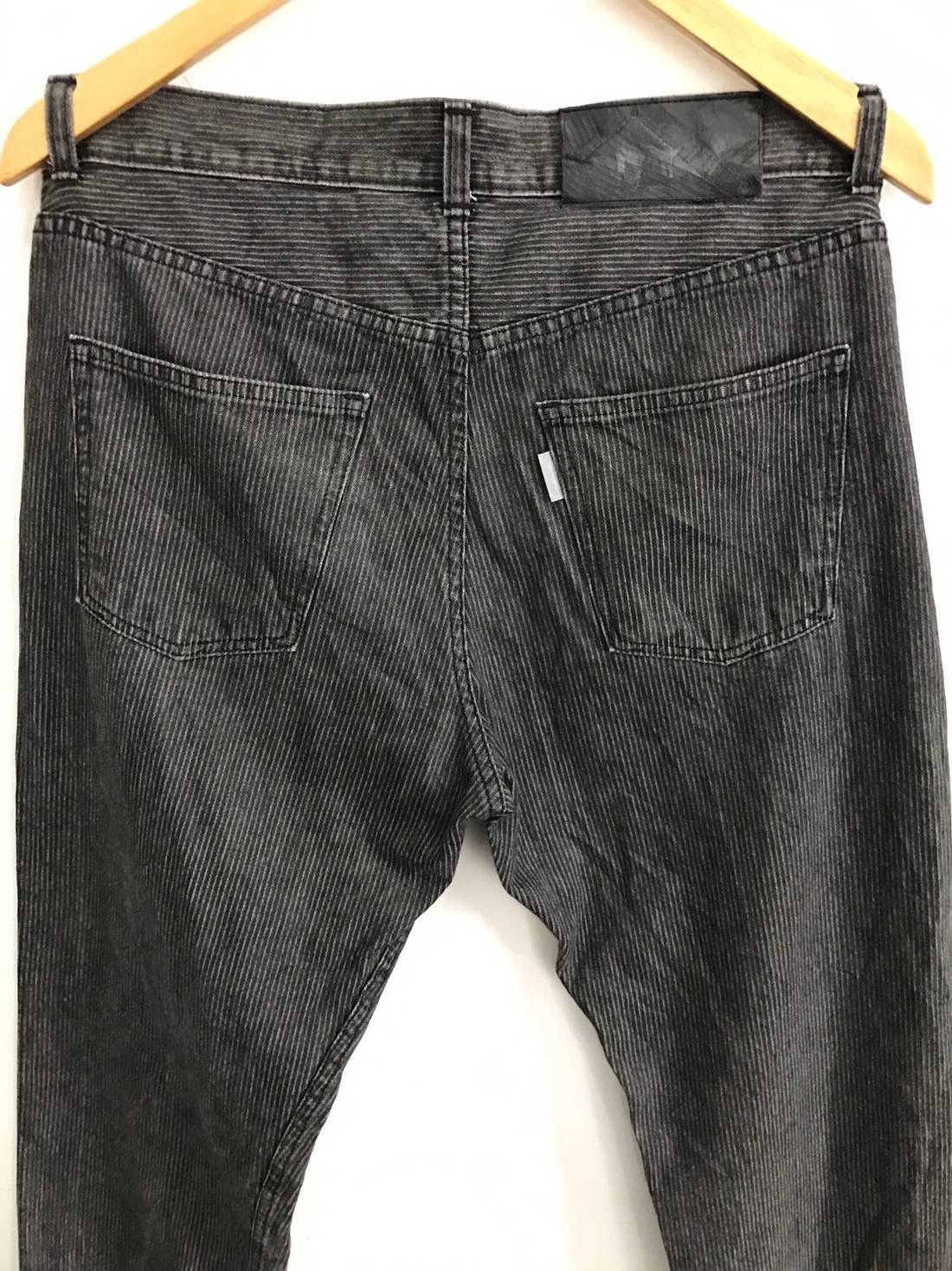 Japanese Brand Japanese Brand DEVILOCK Stripes Hickory Black Pants Size US 33 - 3 Thumbnail