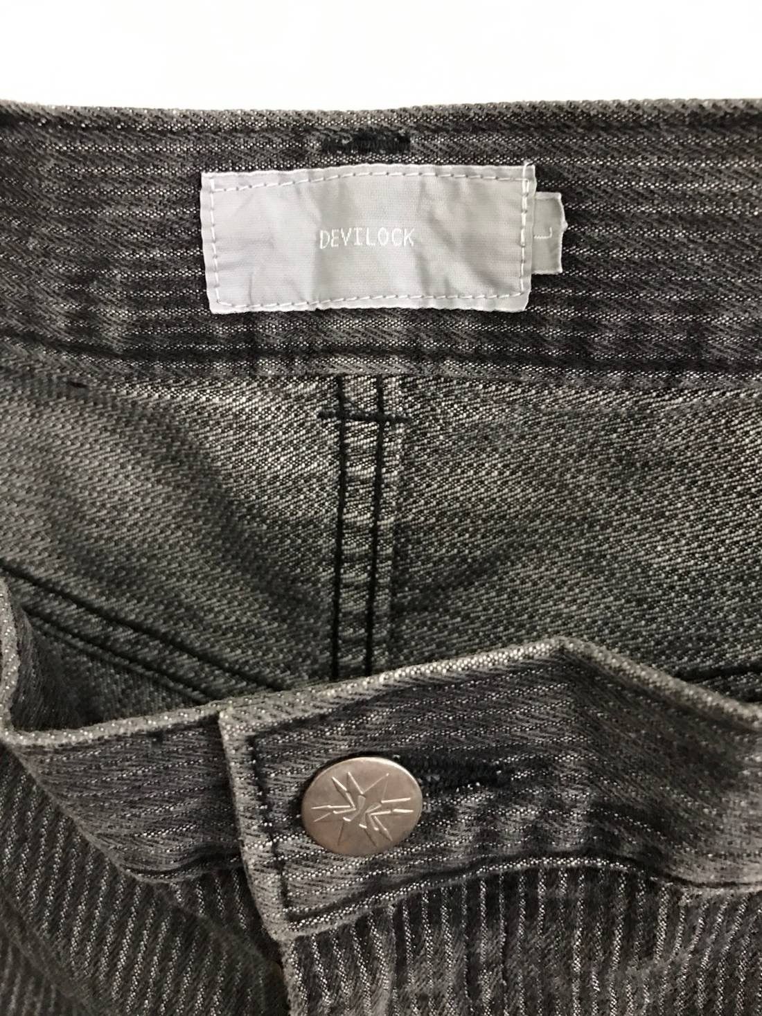 Japanese Brand Japanese Brand DEVILOCK Stripes Hickory Black Pants Size US 33 - 7 Thumbnail