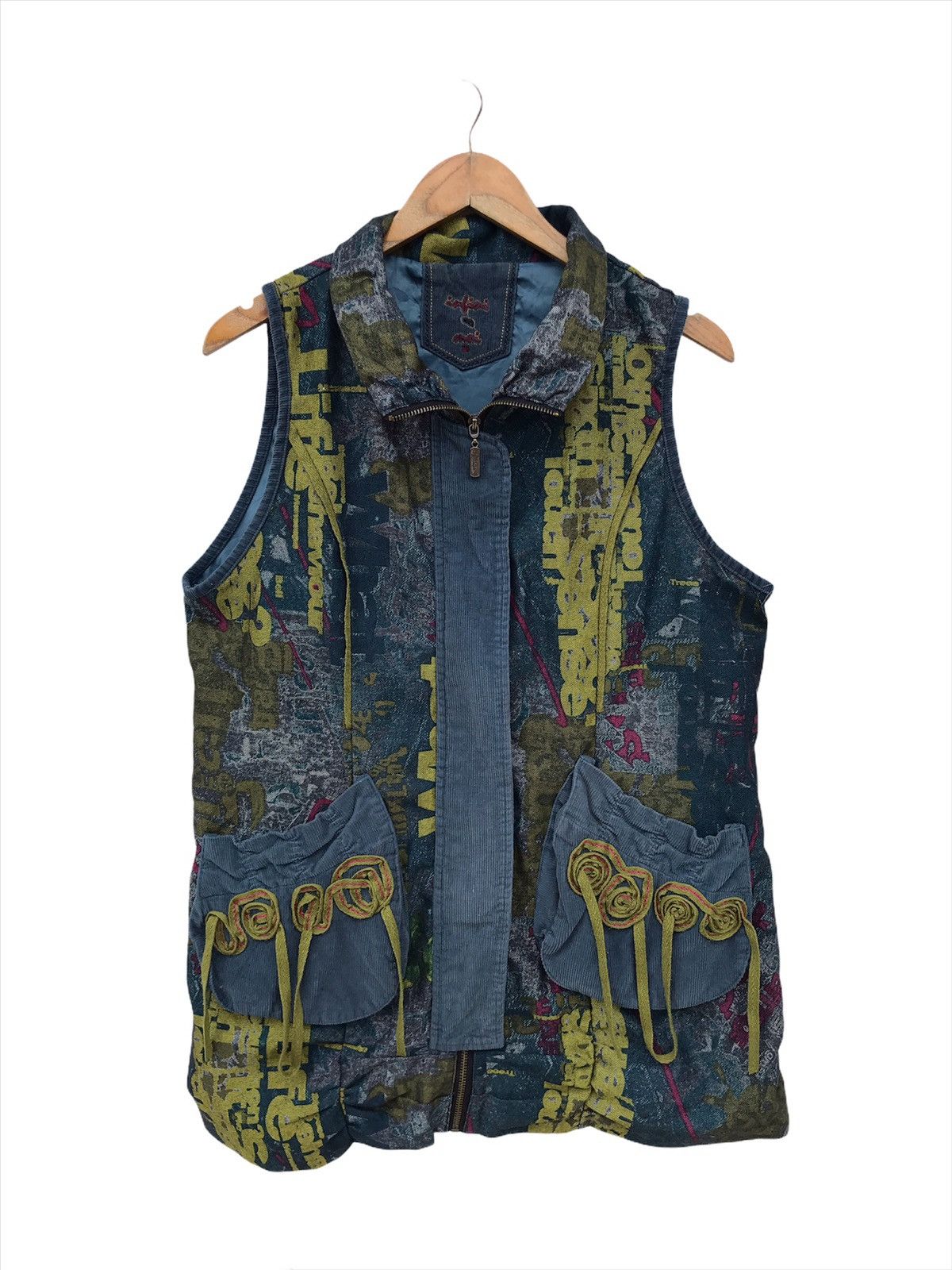 Japanese Brand Japanese Brand All Over Print Jacket Denim Kapital Style Size US L / EU 52-54 / 3 - 1 Thumbnail