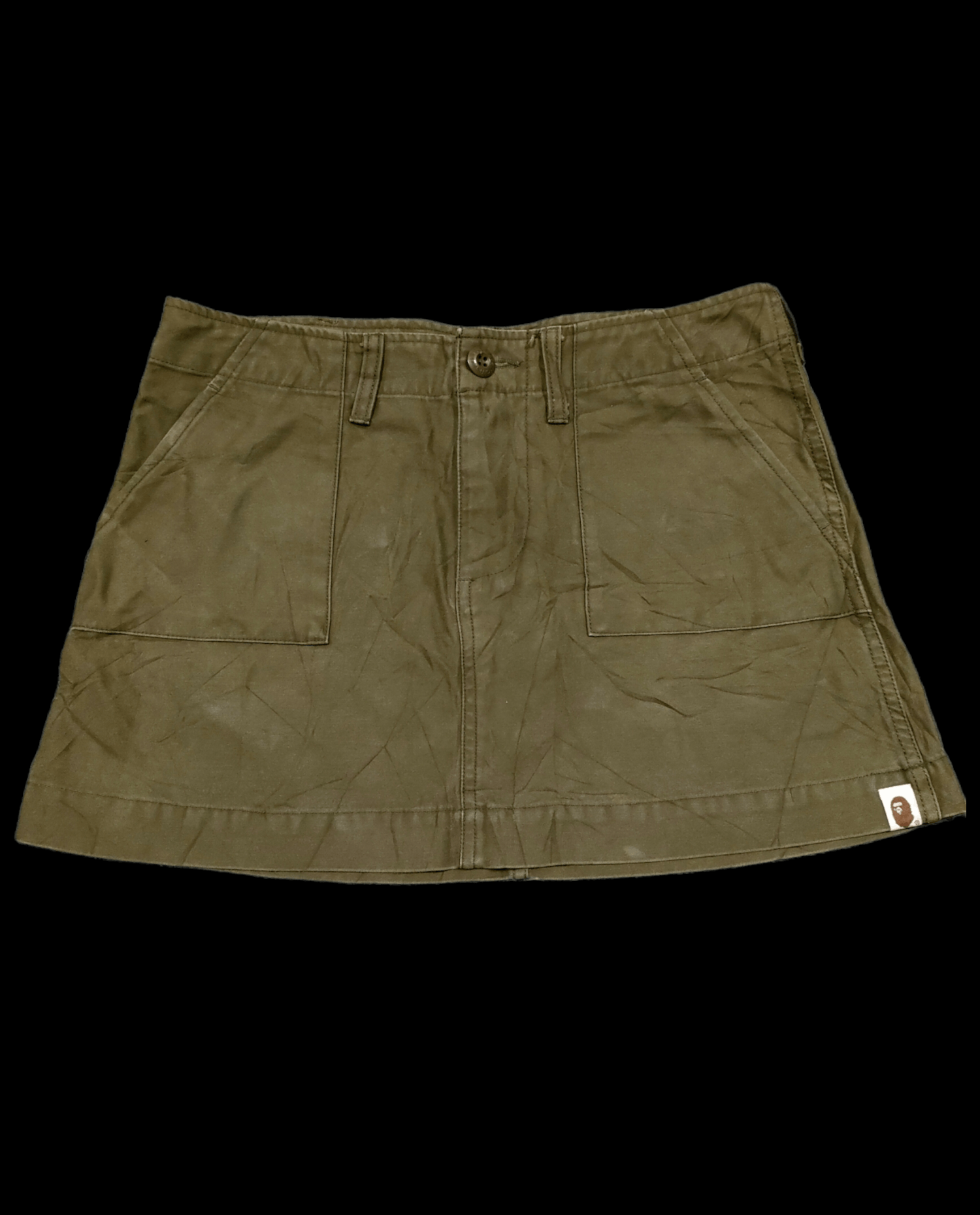 Bape Bape Olive Green Skirt Size 29" - 1 Thumbnail