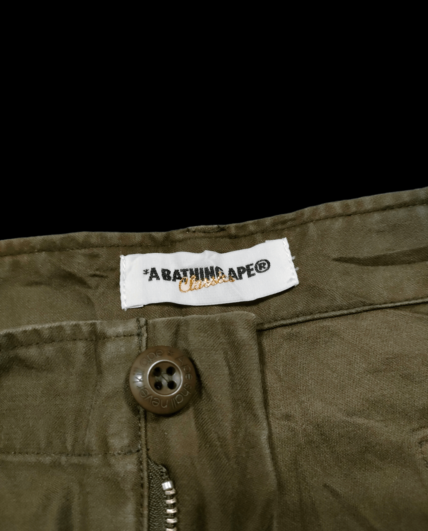 Bape Bape Olive Green Skirt Size 29" - 5 Thumbnail