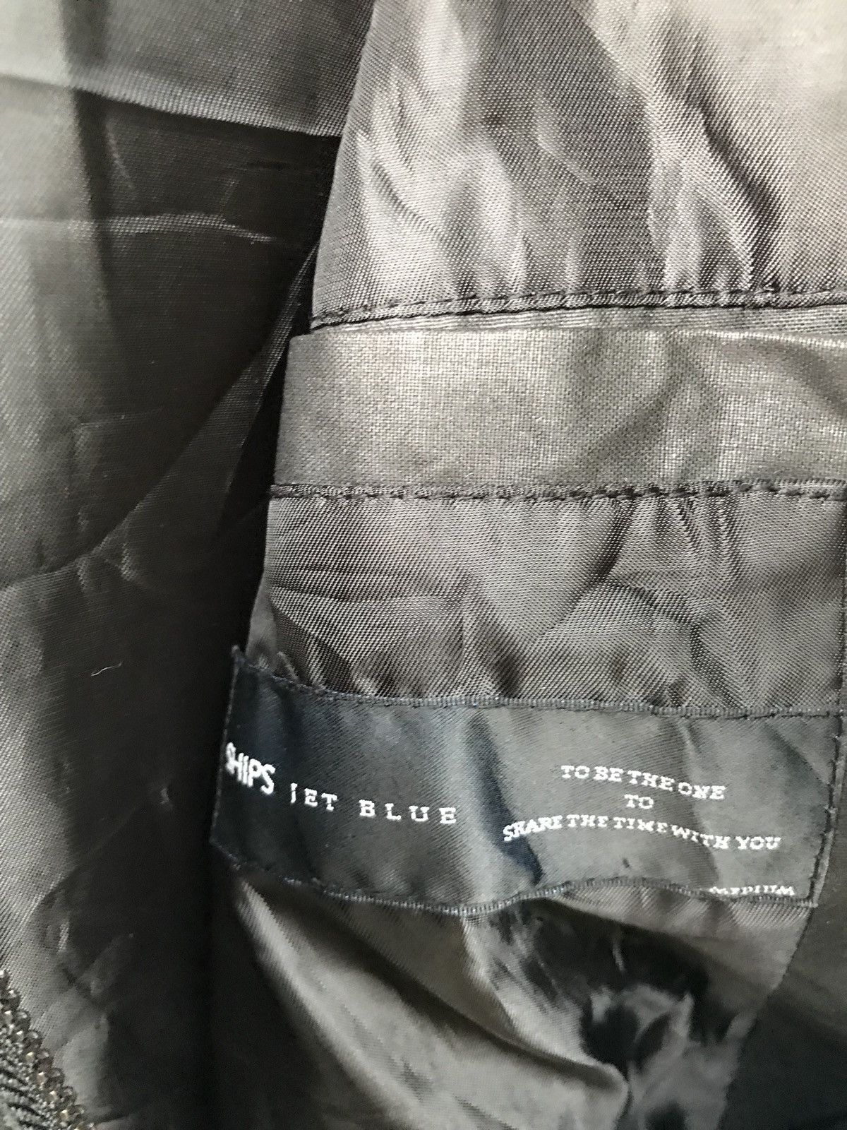 Ships Jet Blue Japanese Brand Ship Jet Blue Biker Jacket Size US M / EU 48-50 / 2 - 9 Thumbnail