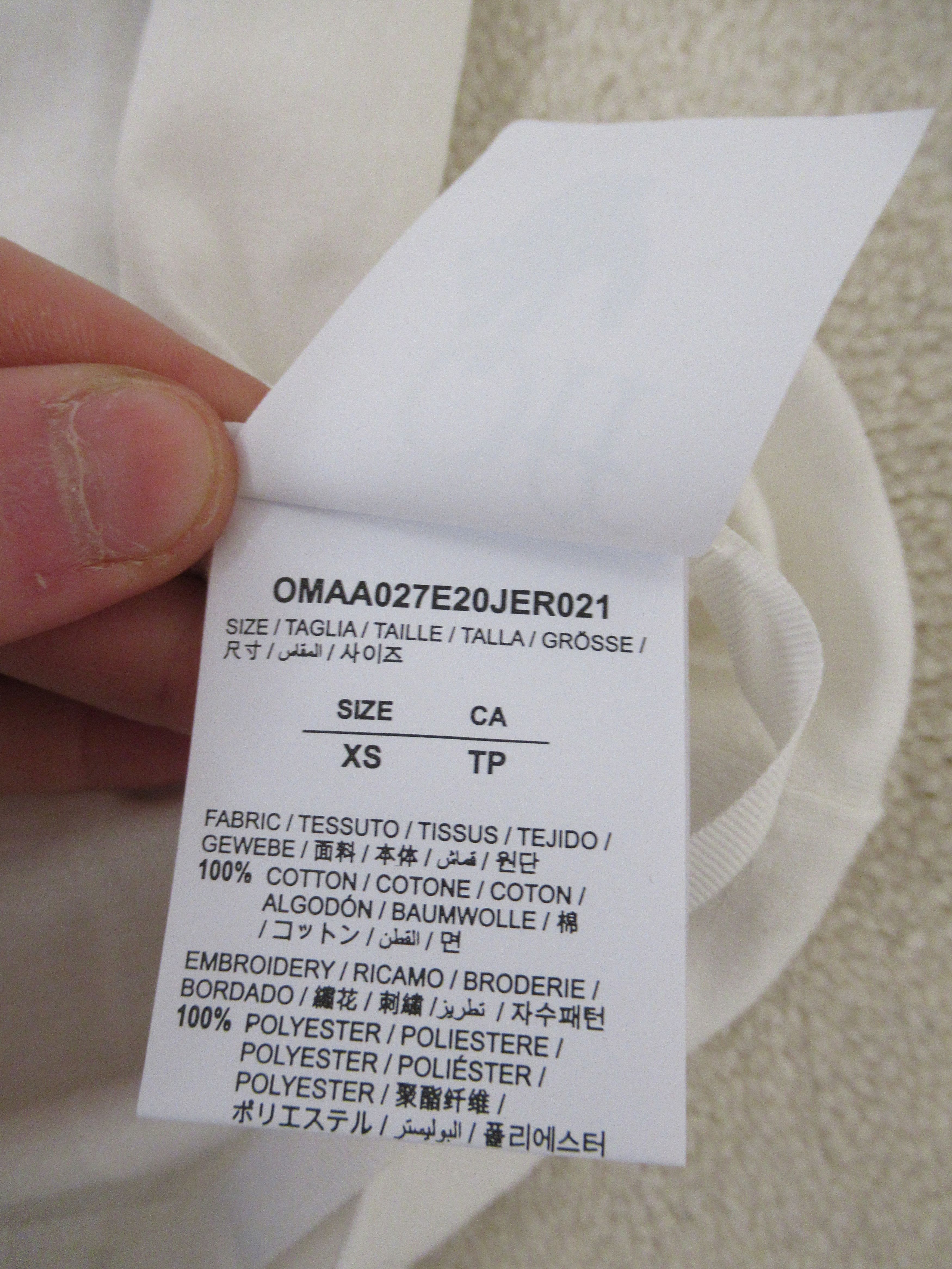Off-White Off White Man Embroidery Arrows XS Virgil Size US XS / EU 42 / 0 - 4 Thumbnail