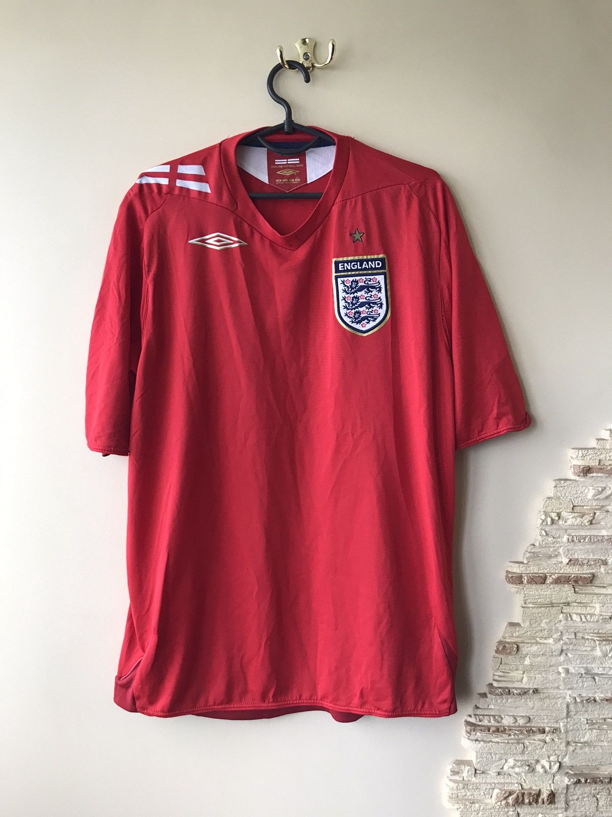 Umbro × Vintage 2006 2008 England Umbro Vintage Away Soccer Jersey Kit Shirt Size US L / EU 52-54 / 3 - 1 Thumbnail