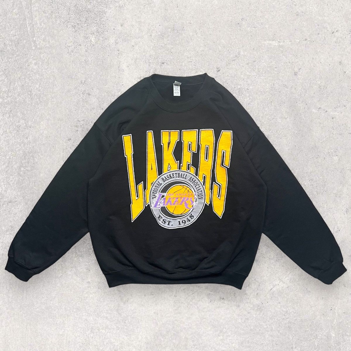 Vintage 1994 LA Lakers Vintage 90s Crewneck Sweatshirt reprint Size US M / EU 48-50 / 2 - 4 Thumbnail