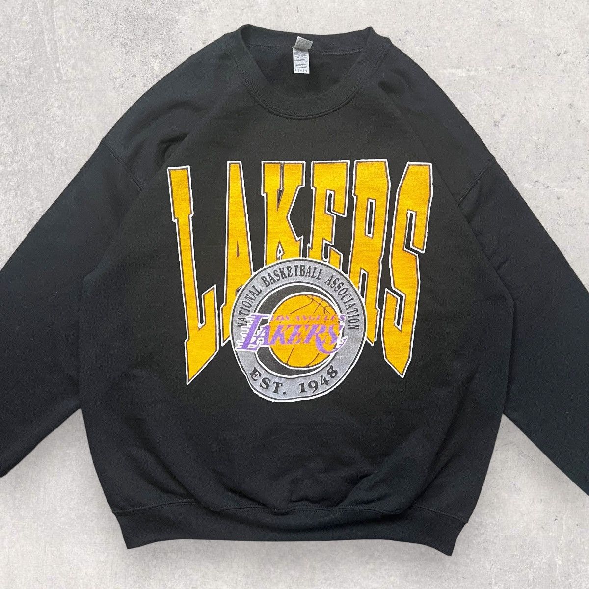 Vintage 1994 LA Lakers Vintage 90s Crewneck Sweatshirt reprint Size US M / EU 48-50 / 2 - 5 Thumbnail