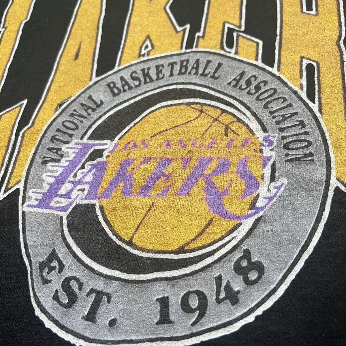 Vintage 1994 LA Lakers Vintage 90s Crewneck Sweatshirt reprint Size US M / EU 48-50 / 2 - 6 Thumbnail