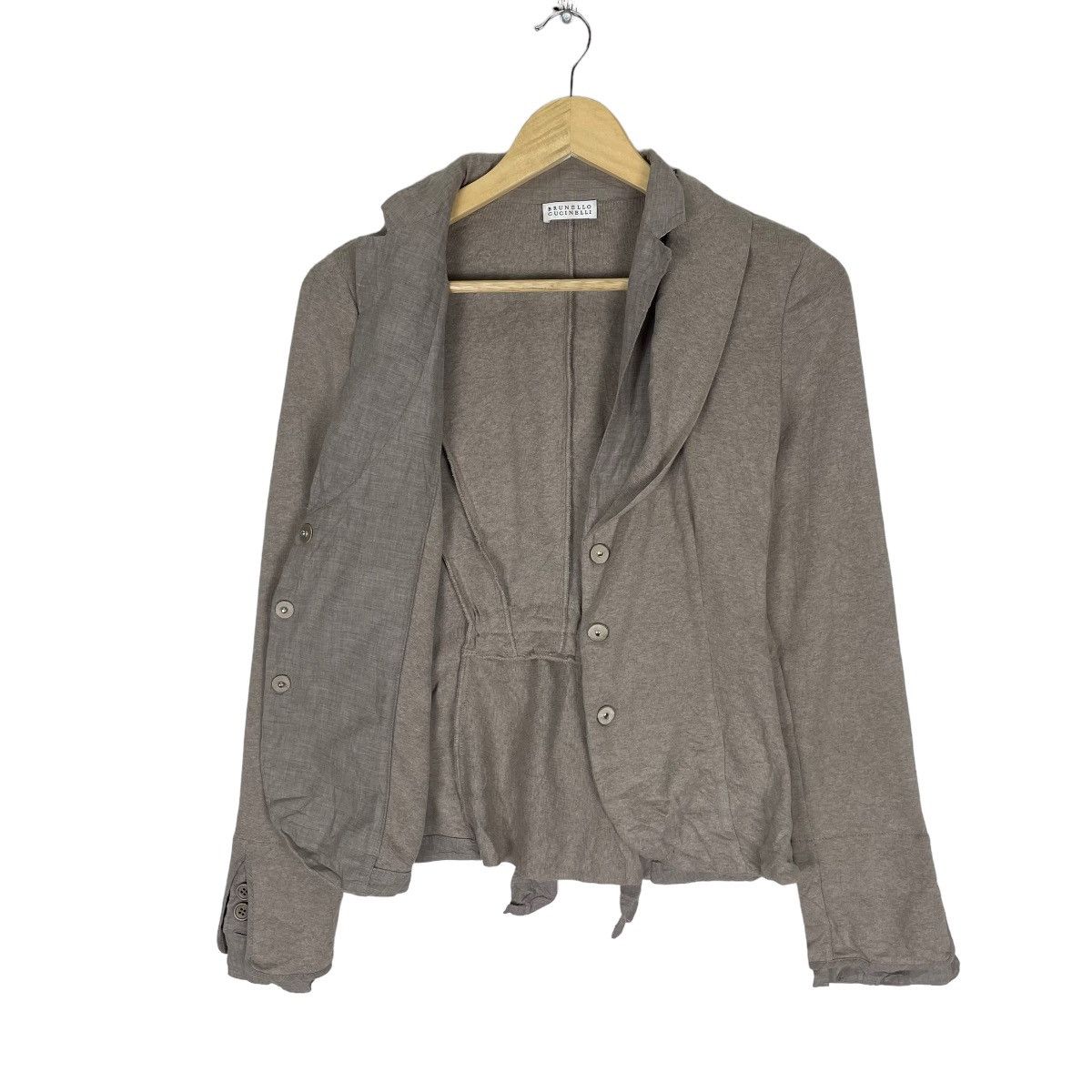 Brunello Cucinelli 🌟BRUNELLO CUCINELLI SQUIRREL COLLAR JACKET Size S / US 4 / IT 40 - 6 Thumbnail