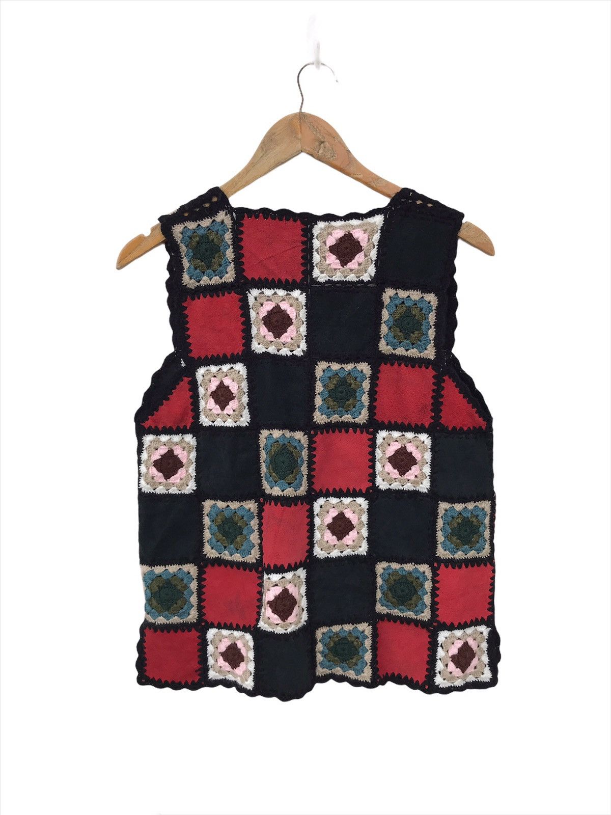 Japanese Brand Japanese Brand Season Velvet Patchwork Vest Jacket Size US S / EU 44-46 / 1 - 2 Thumbnail