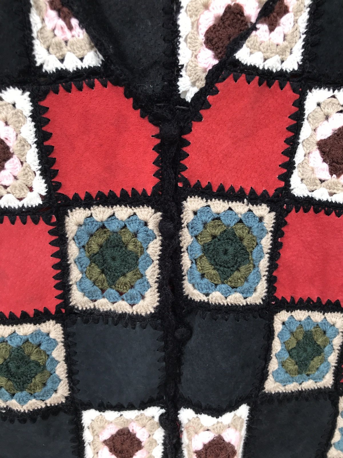 Japanese Brand Japanese Brand Season Velvet Patchwork Vest Jacket Size US S / EU 44-46 / 1 - 4 Thumbnail