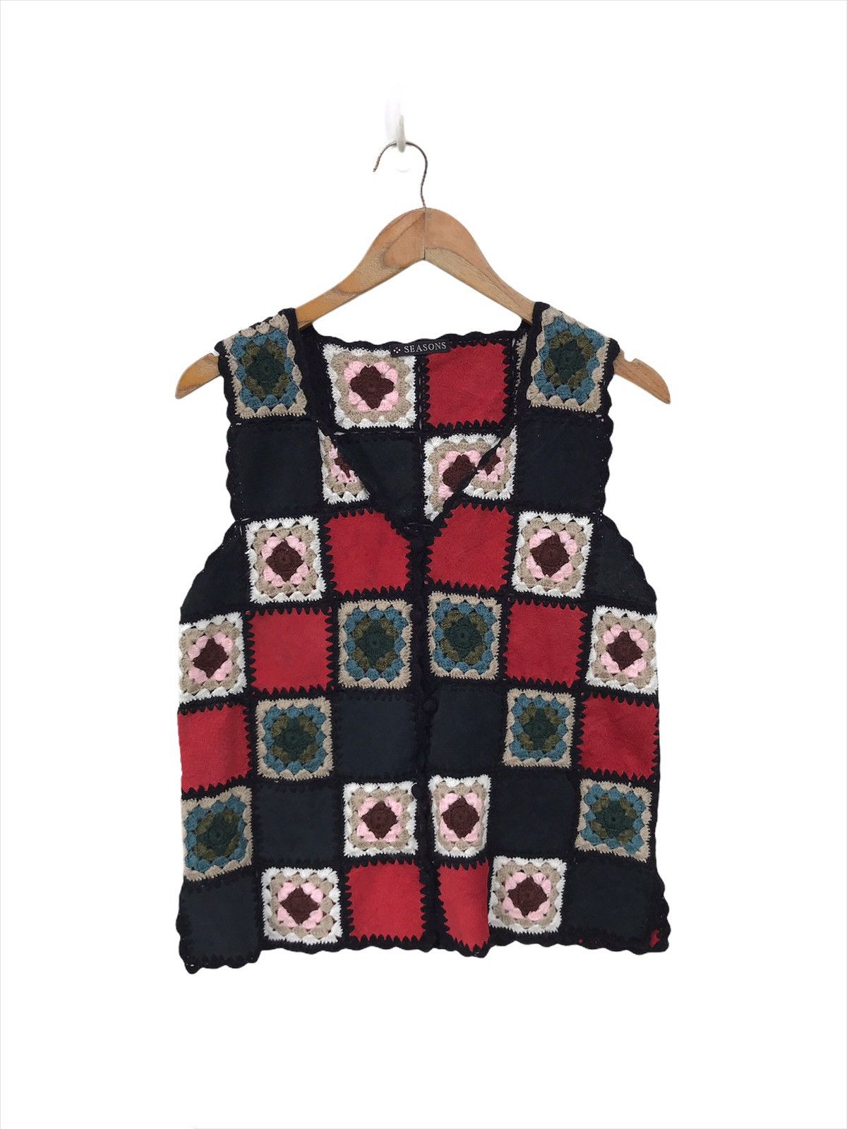 Japanese Brand Japanese Brand Season Velvet Patchwork Vest Jacket Size US S / EU 44-46 / 1 - 1 Thumbnail